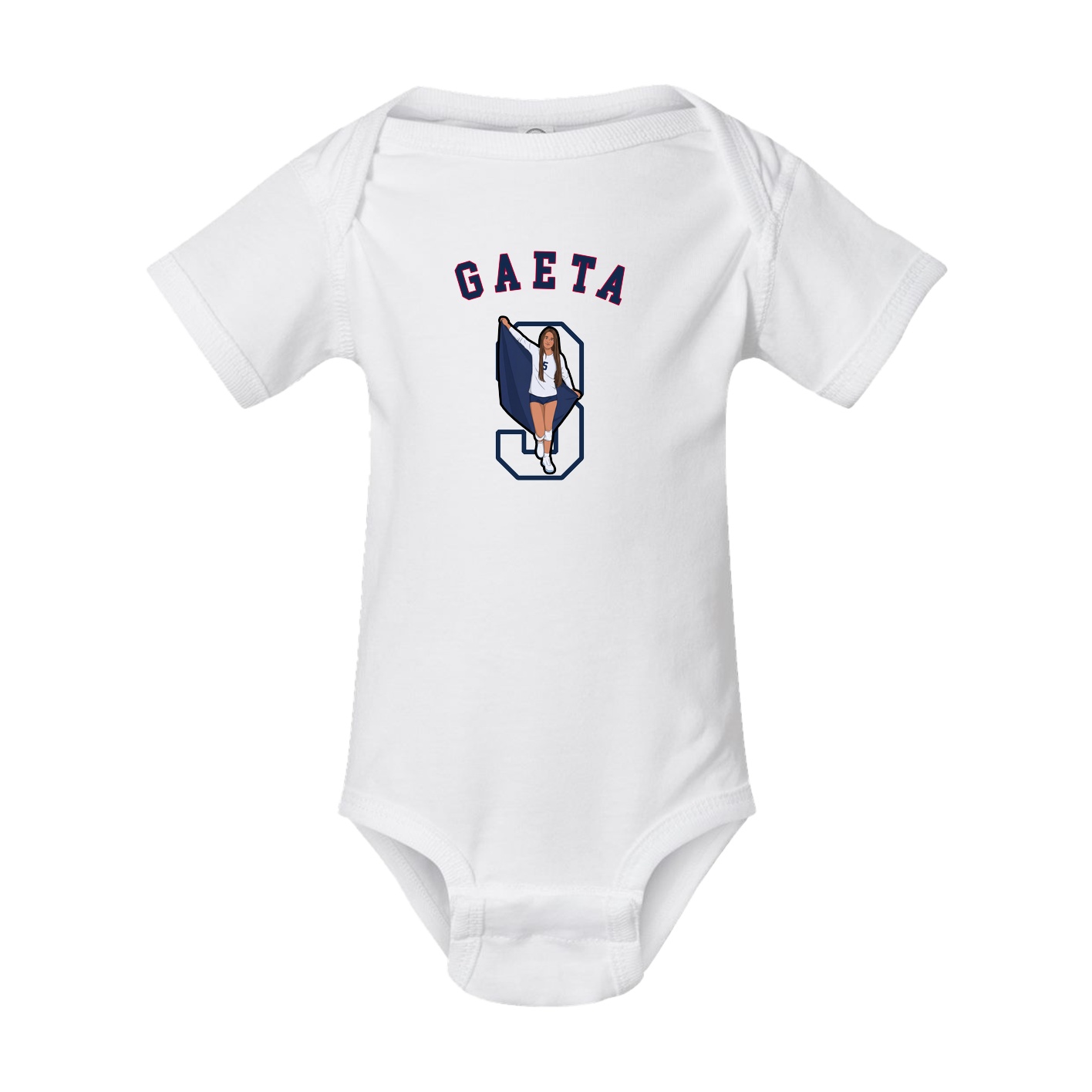Baby Onesie — Shirsey Arch in White