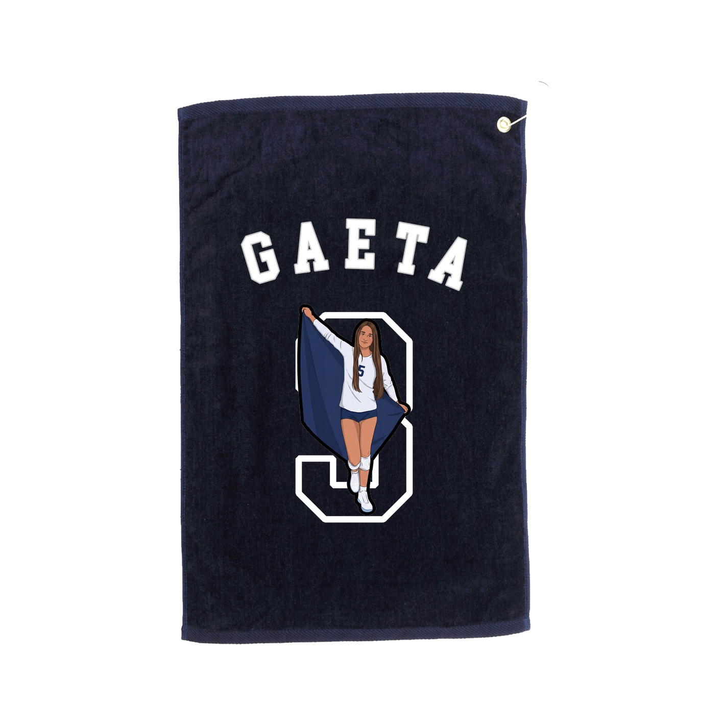 Golf Towel — Shirsey Arch in Navy