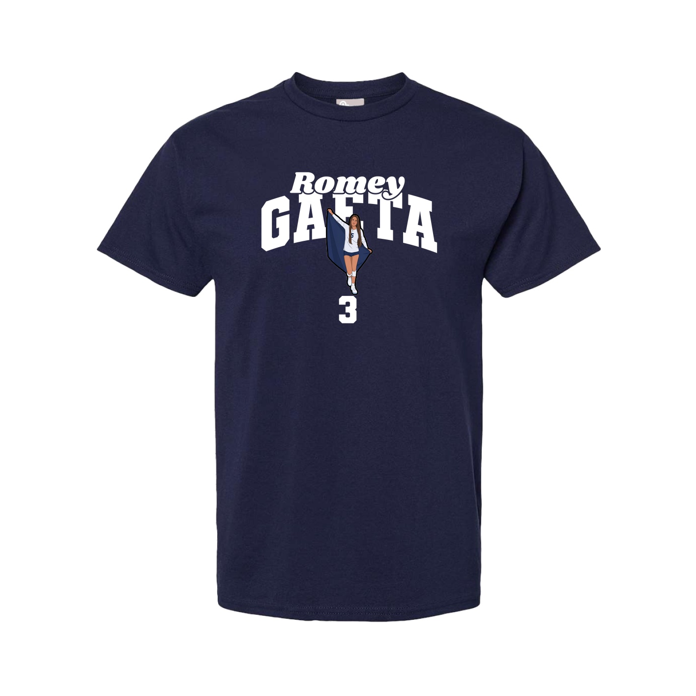 Youth Tee — Signature Arch in Navy