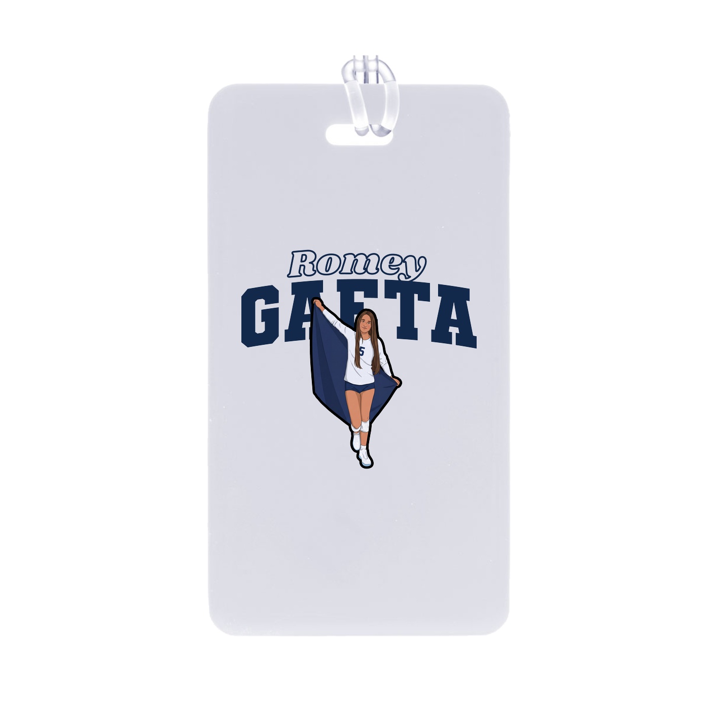 Bag Tag — Name Arch in Classic