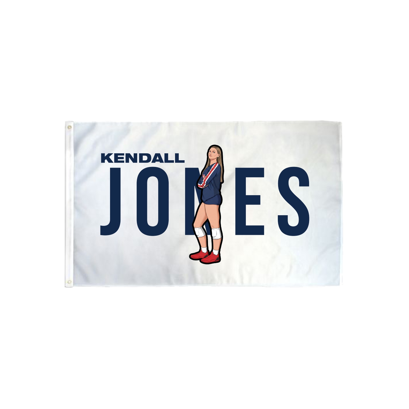 3x5 Flag — Player Name in Classic