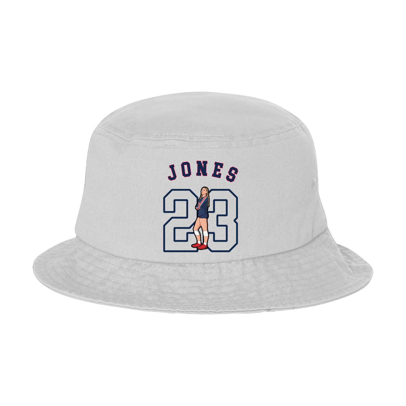 Bucket Cap — Shirsey Arch in White