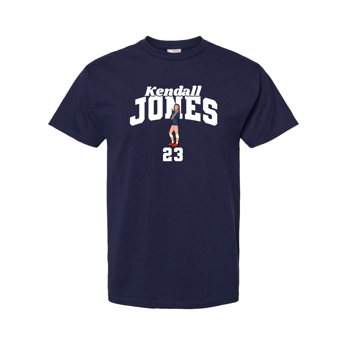 Youth Tee — Signature Arch in Navy