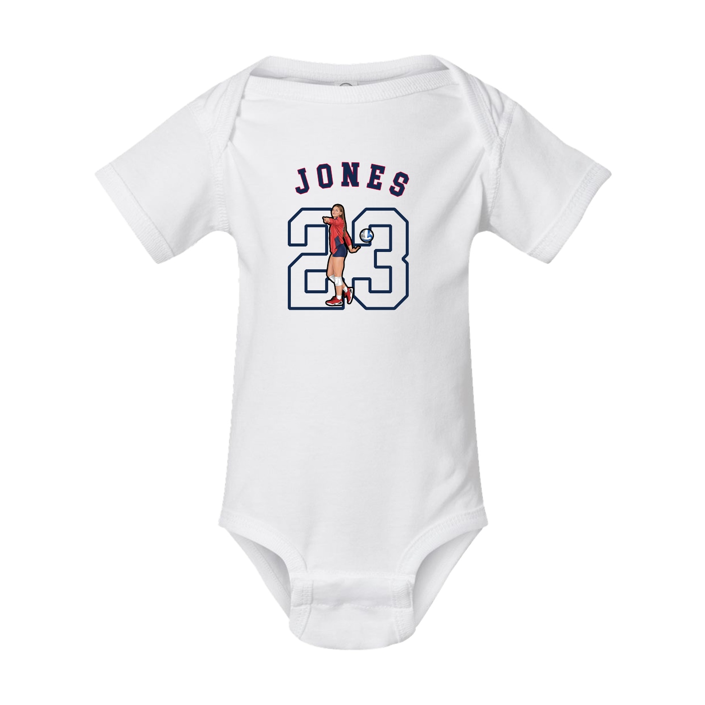 Baby Onesie — Shirsey Arch in White