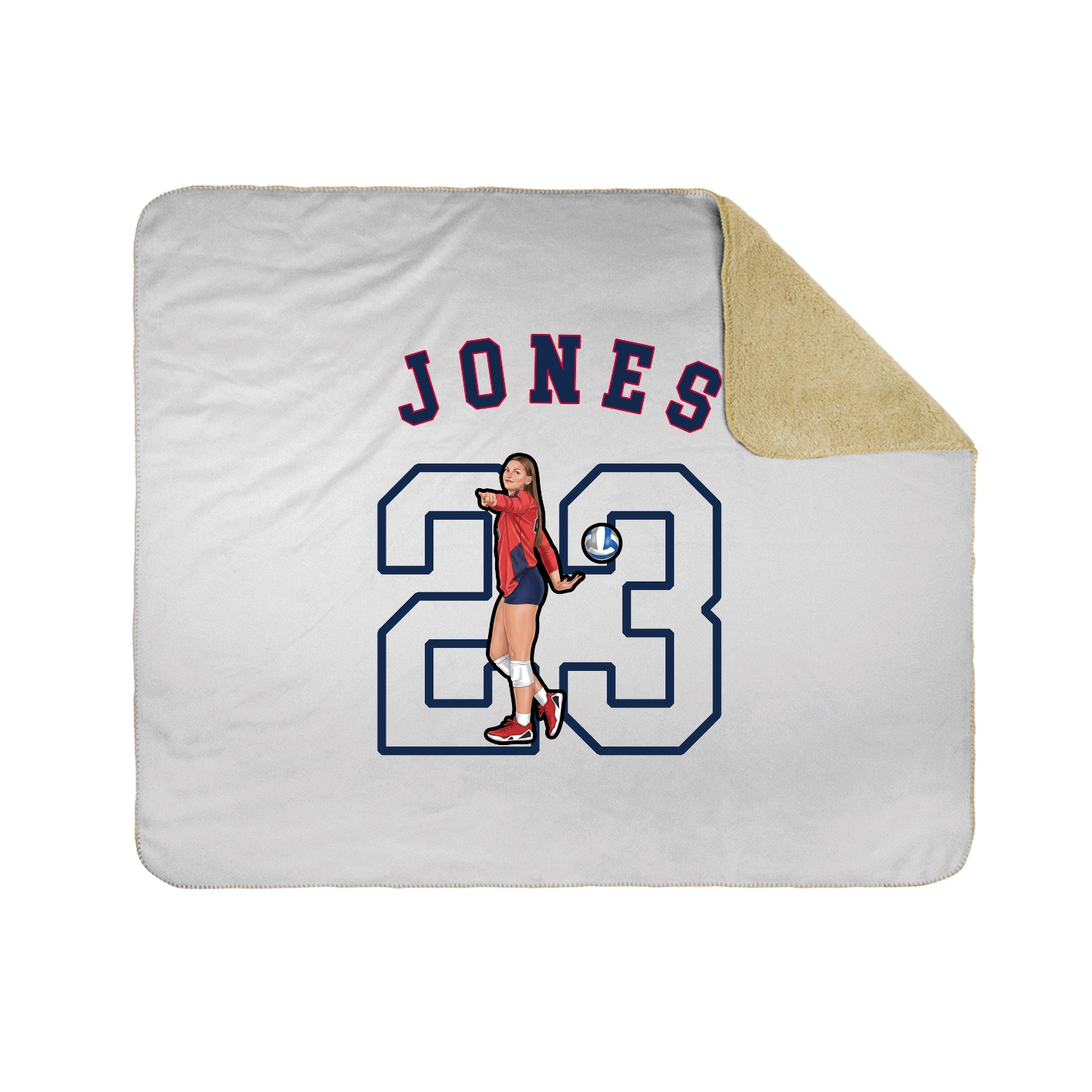 Throw Blanket — Shirsey Arch in White