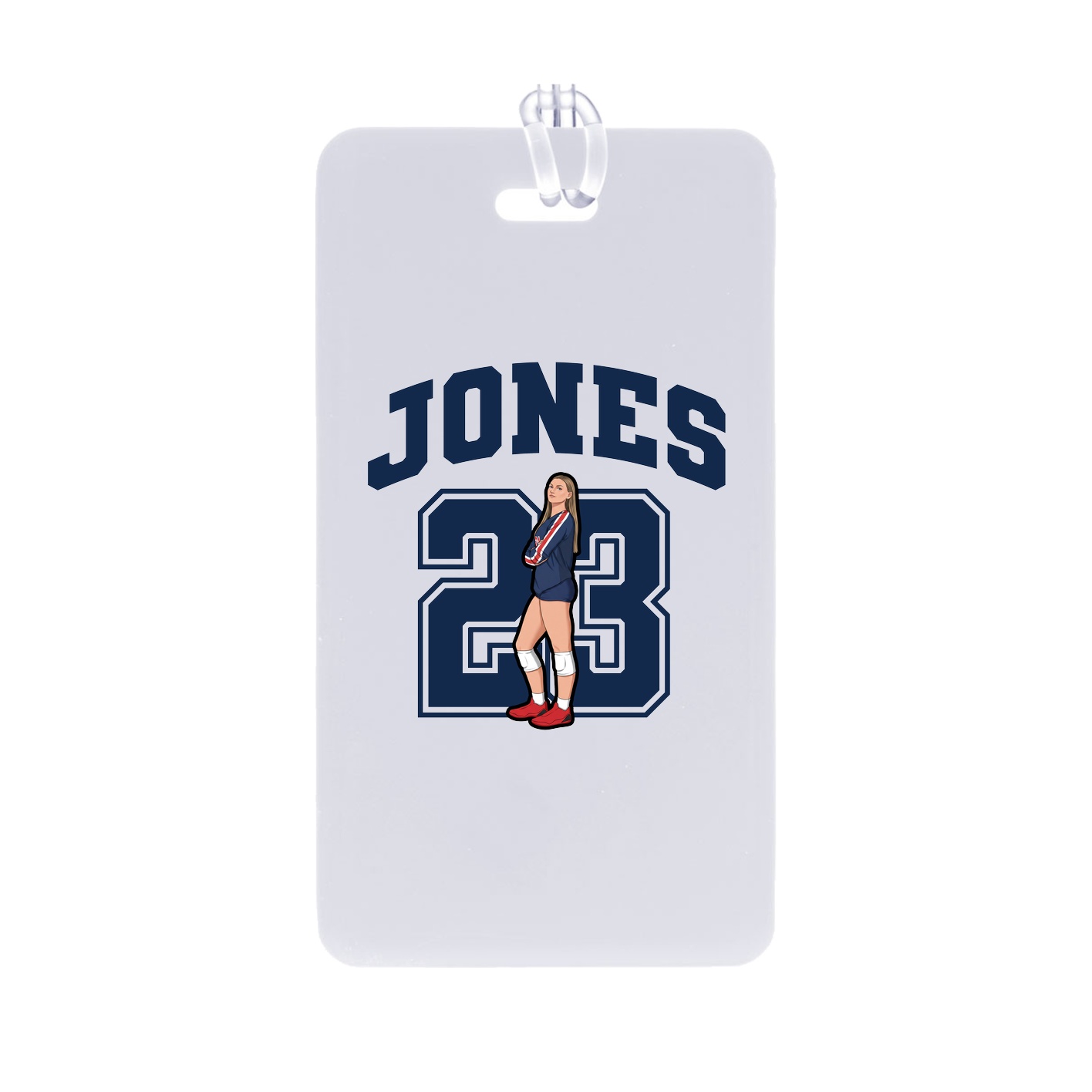 Bag Tag — Number in Classic