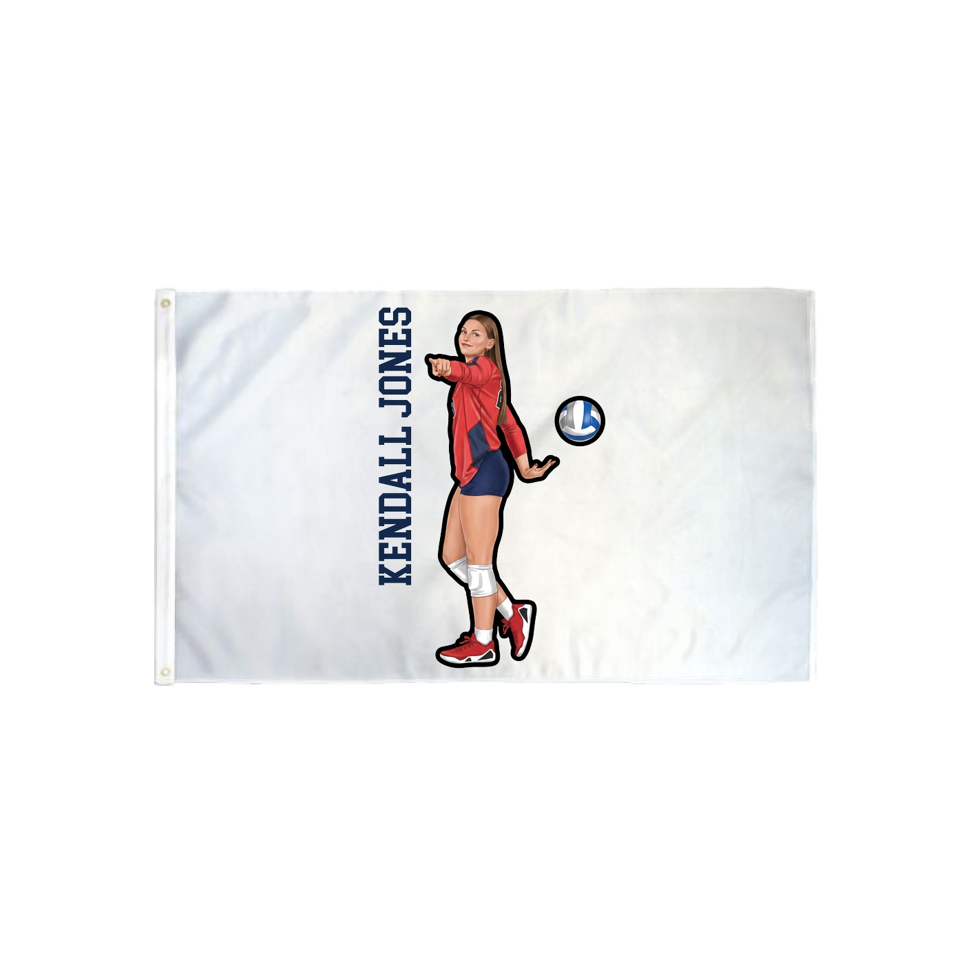 3x5 Flag — Name Vertical in Classic