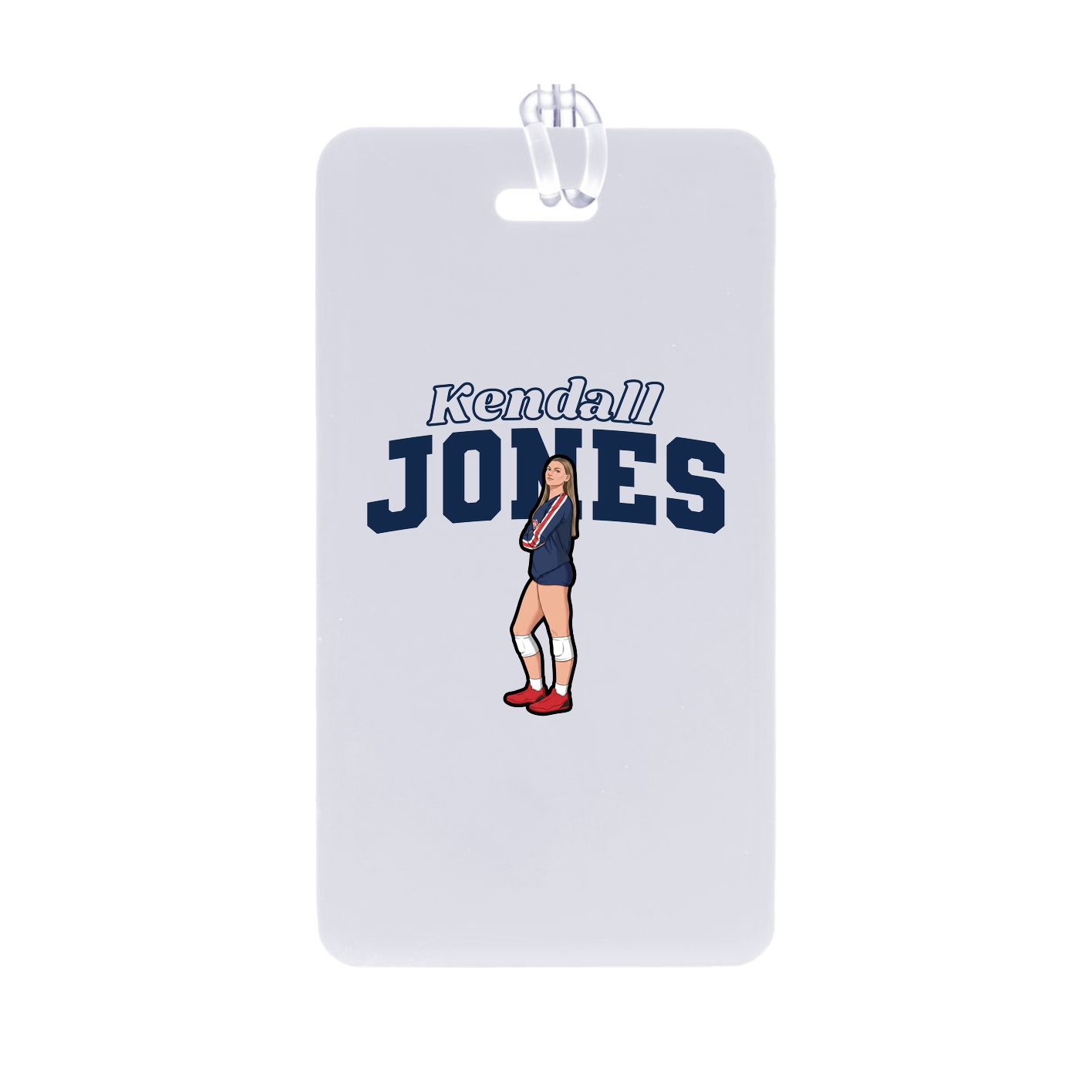 Bag Tag — Name Arch in Classic