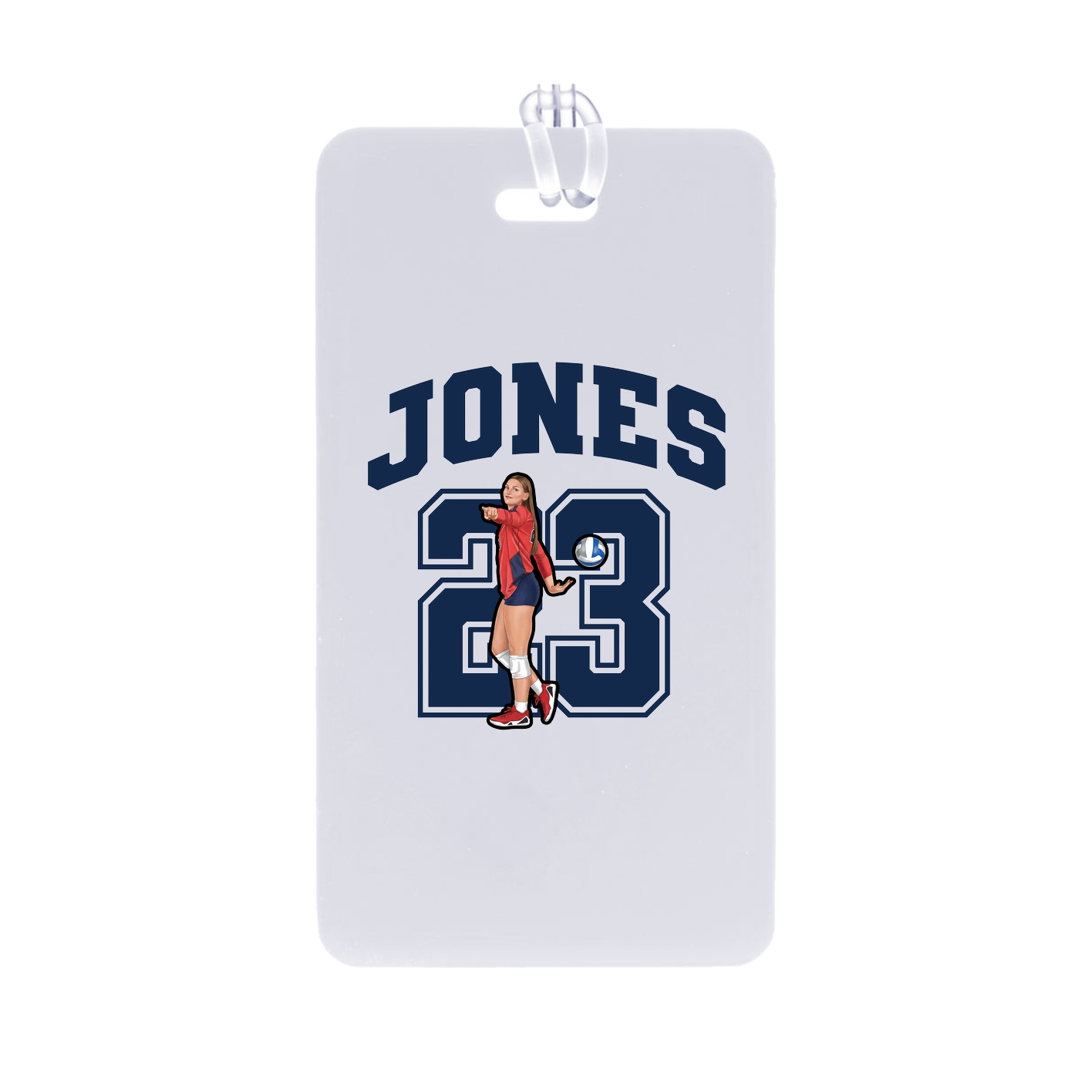 Bag Tag — Number in Classic