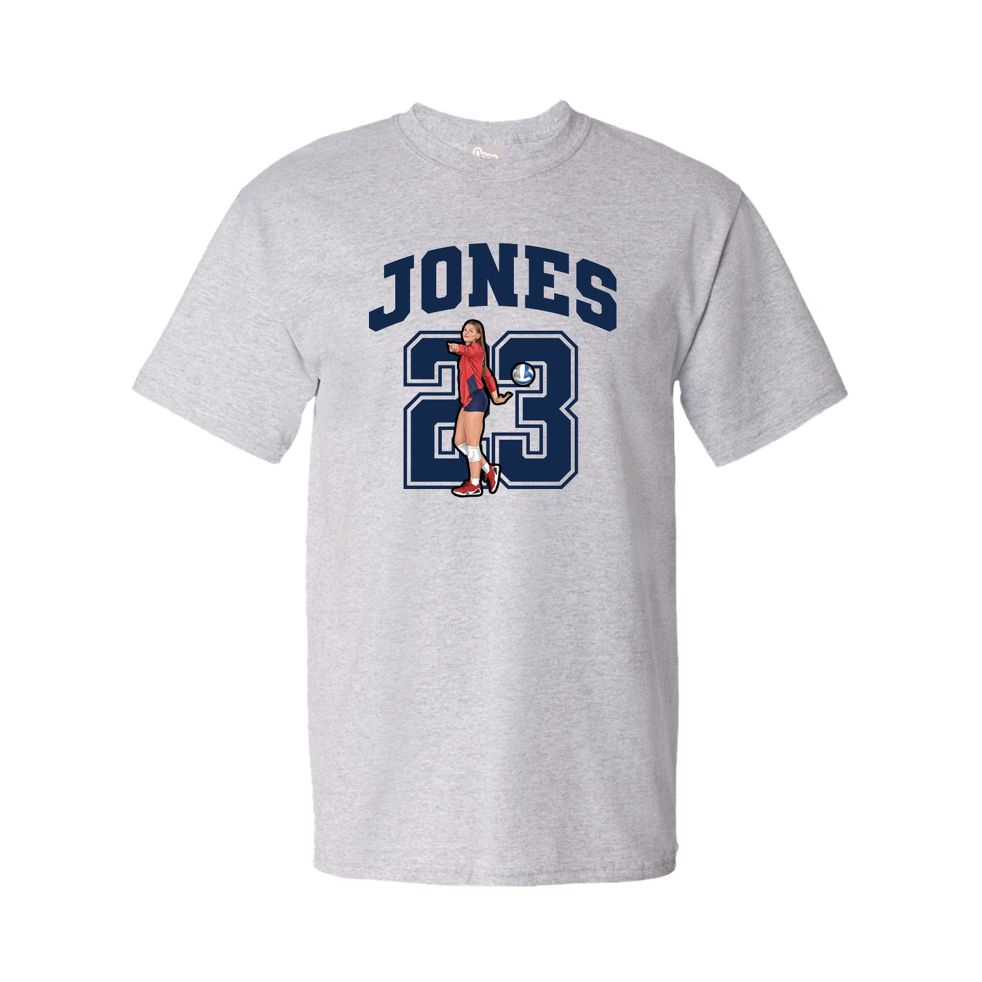 Tee — Number in Grey