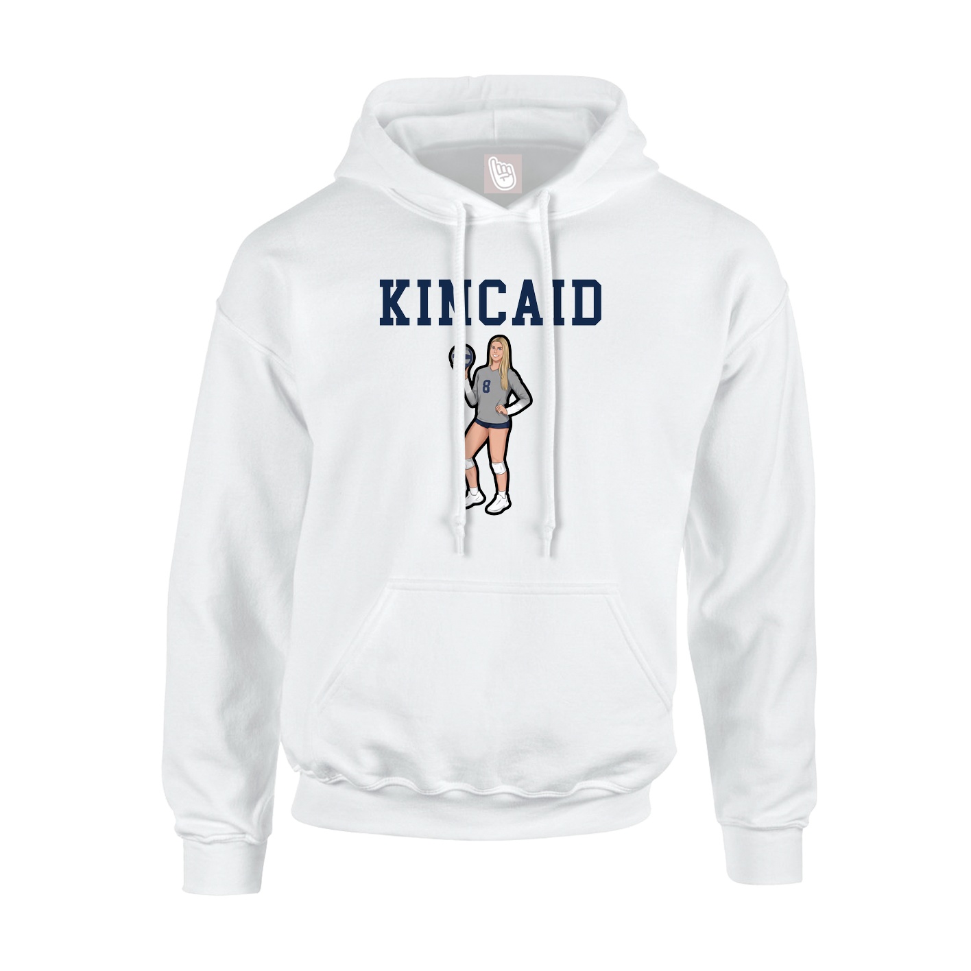 Hoodie — Shirsey in White