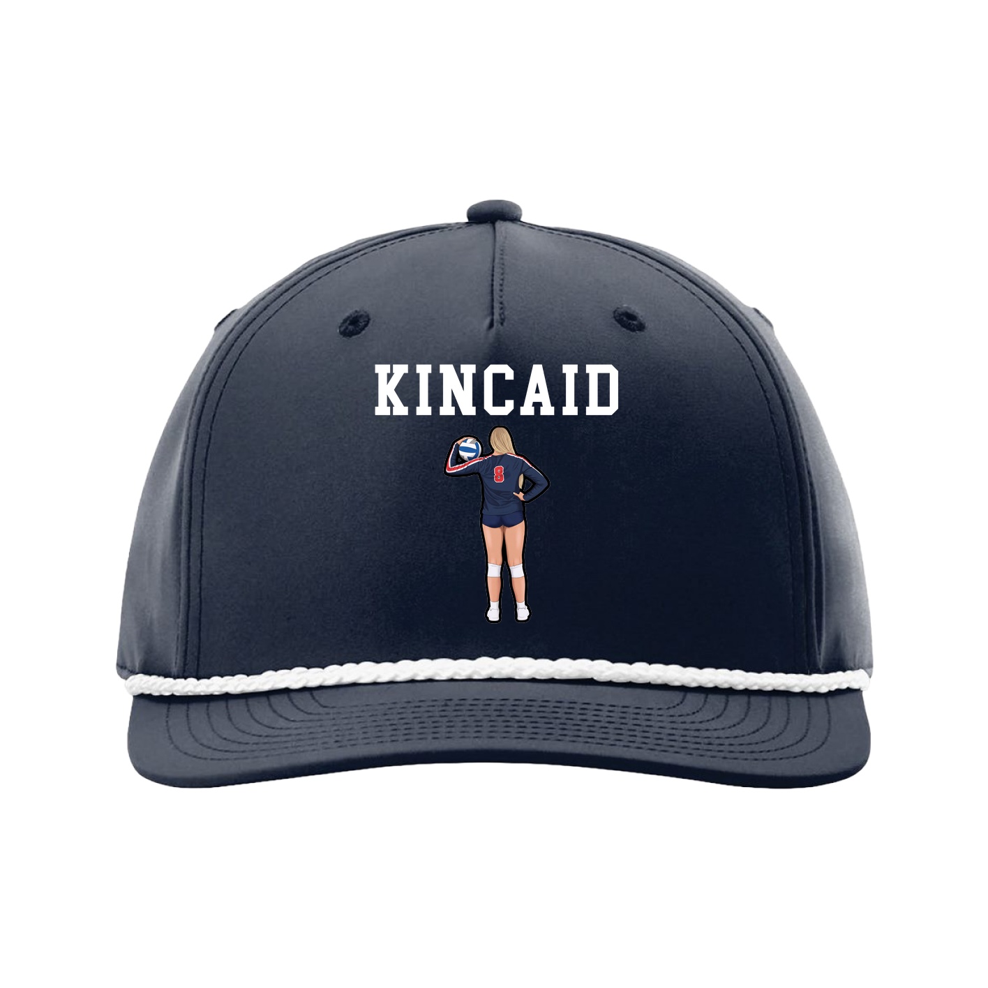 Five-Panel Classic Rope Cap — Shirsey in Navy