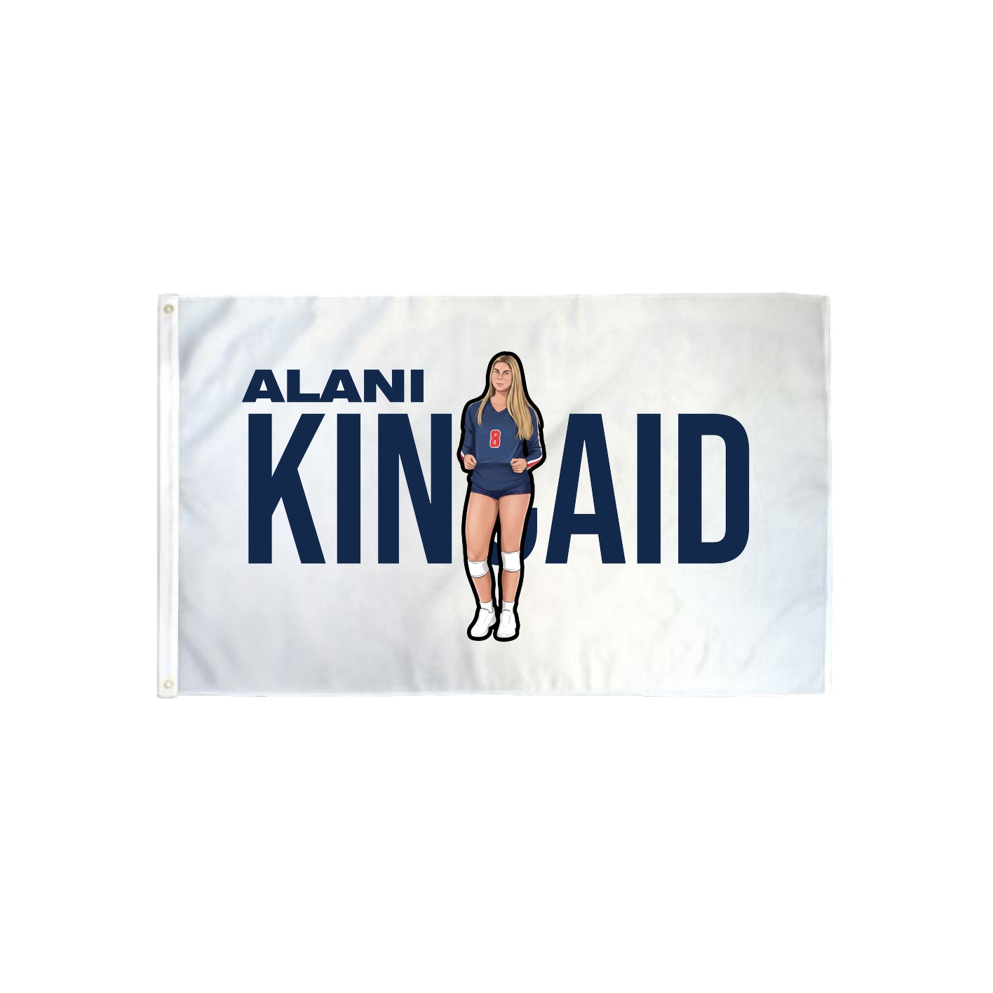 3x5 Flag — Player Name in Classic