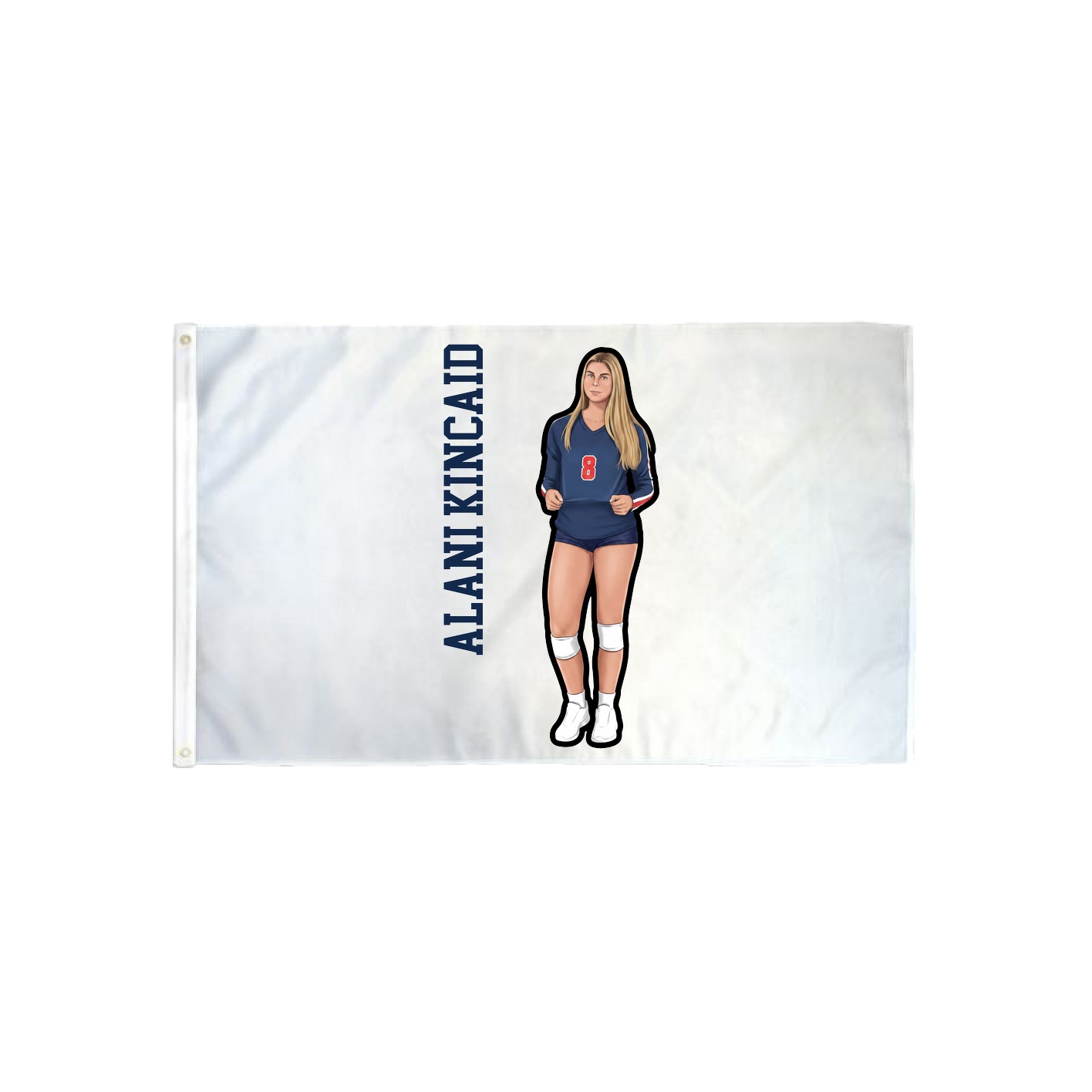 3x5 Flag — Name Vertical in Classic
