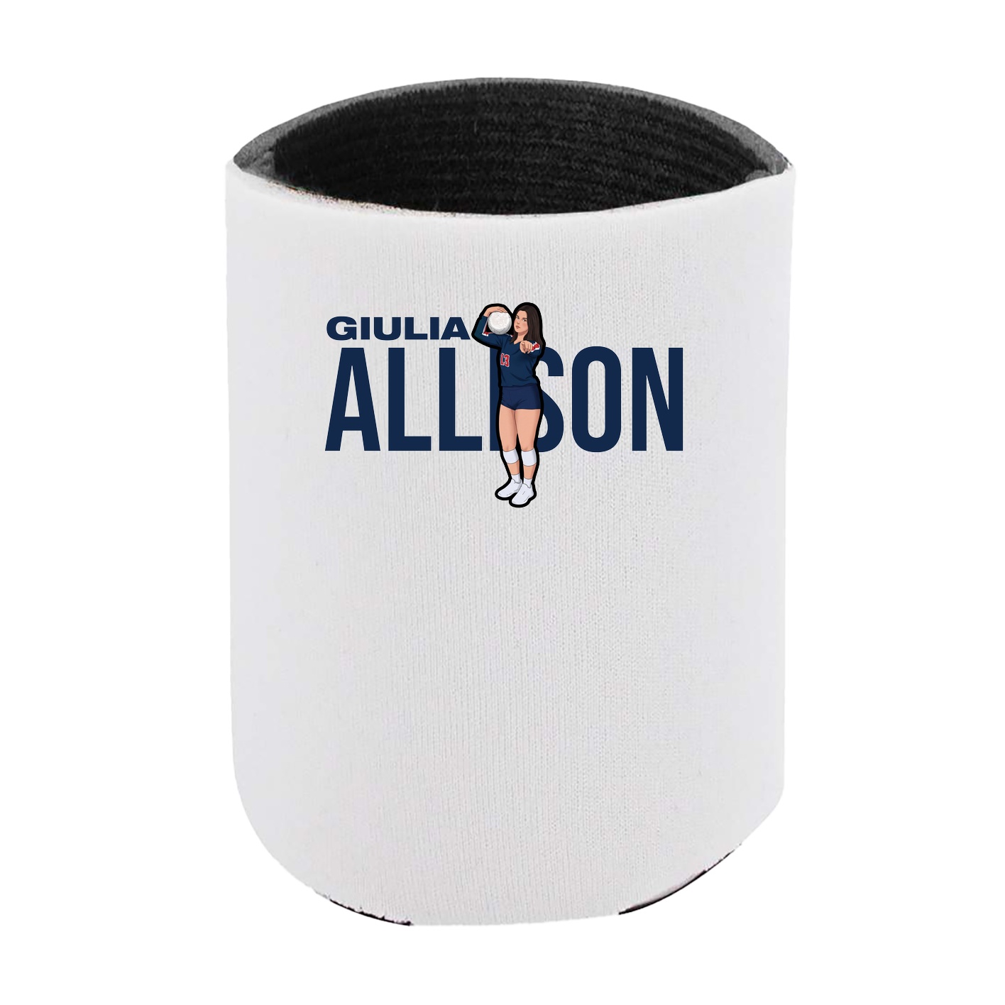 Can Holder — Player Name in White
