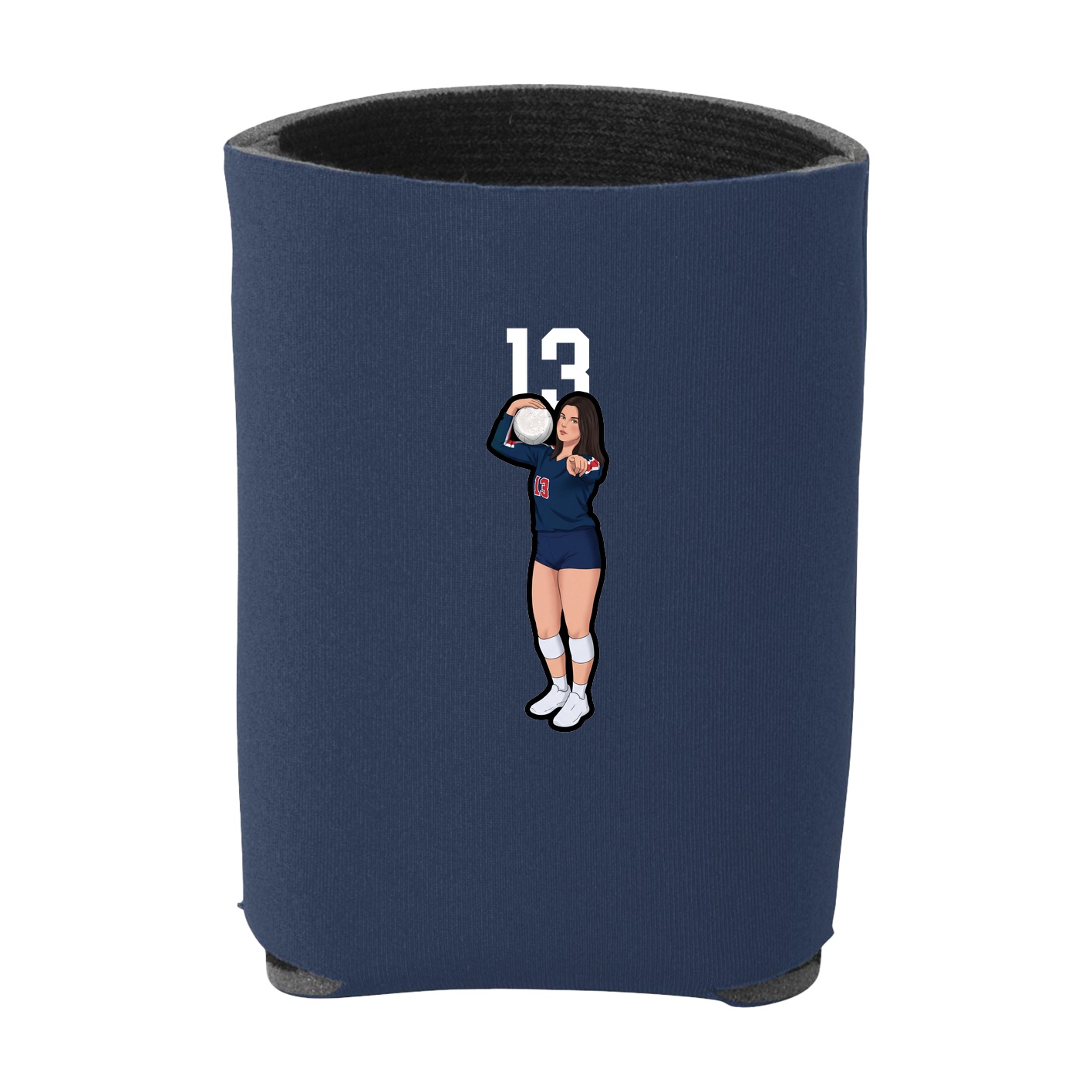Can Holder — Number Top in Navy