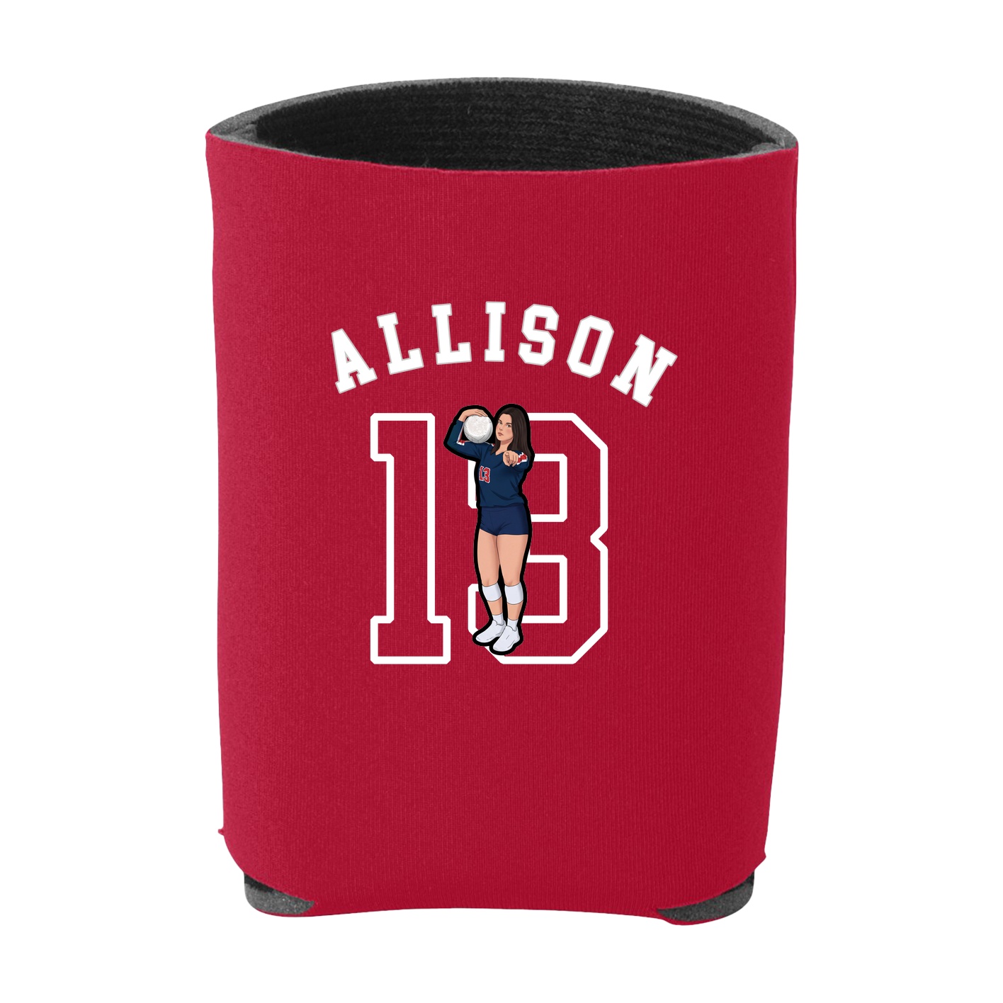Can Holder — Shirsey Arch in Red