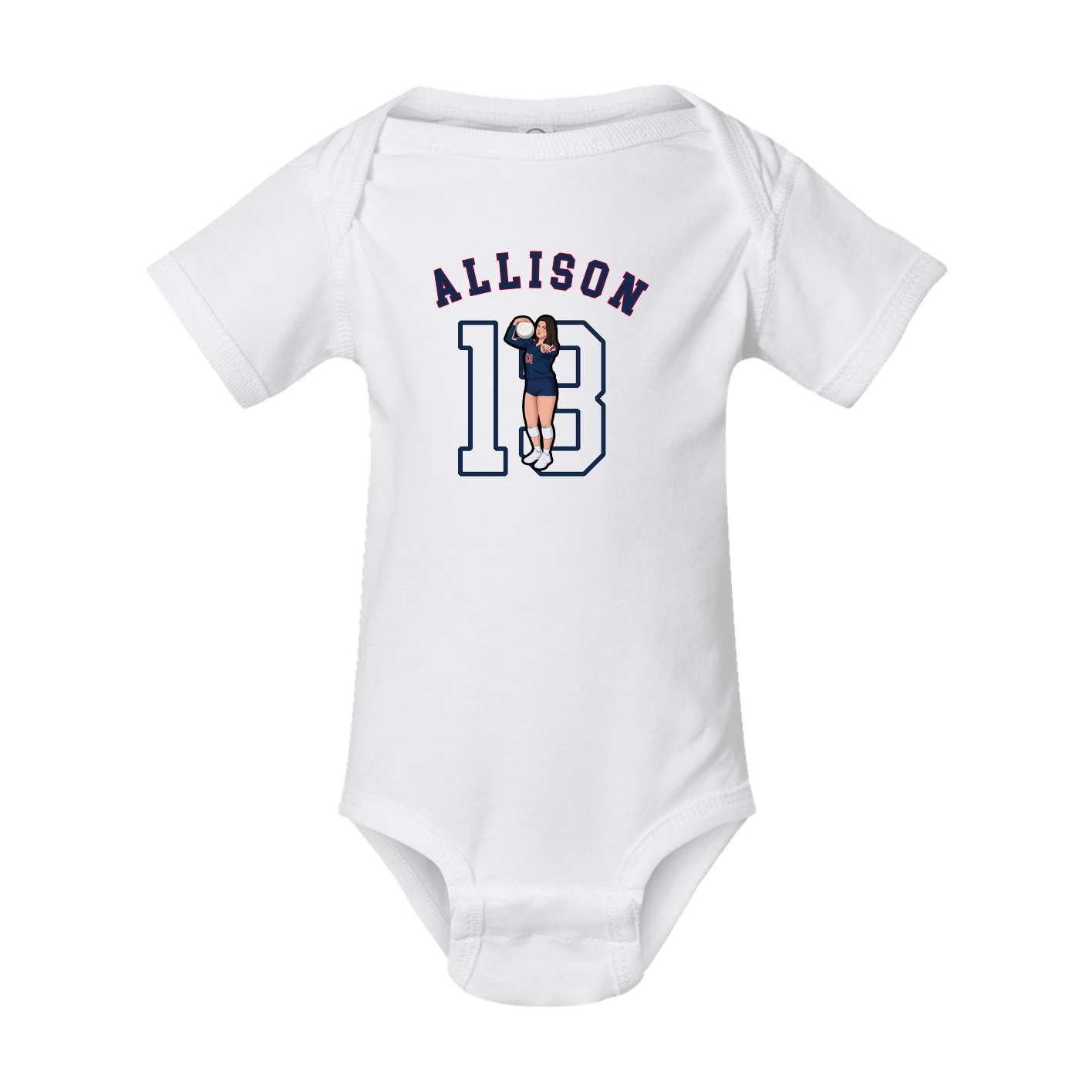 Baby Onesie — Shirsey Arch in White