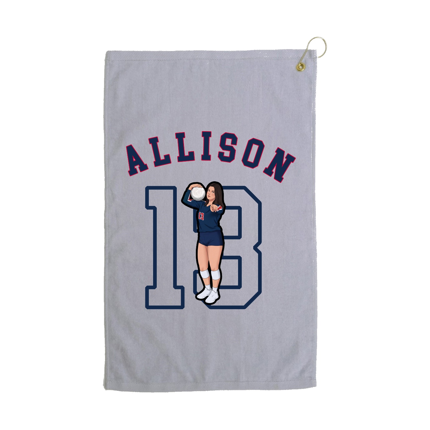 Golf Towel — Shirsey Arch in Grey