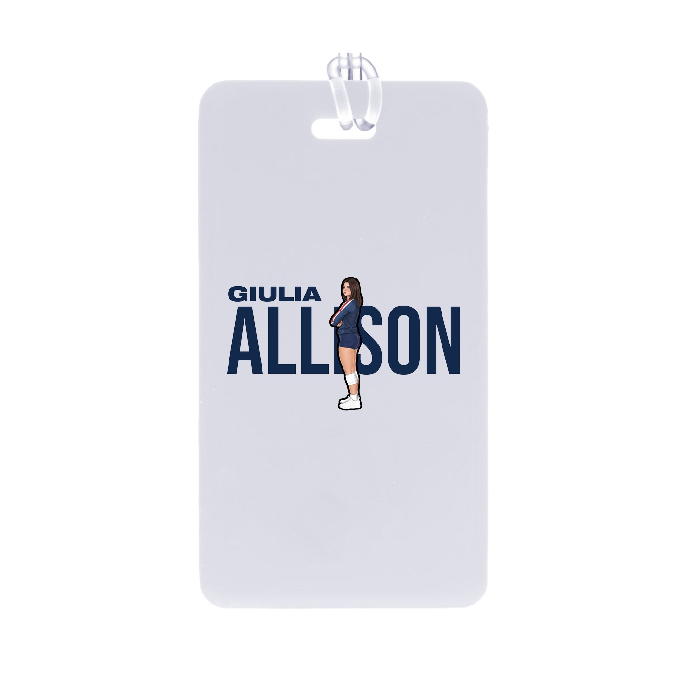 Bag Tag — Player Name in Classic