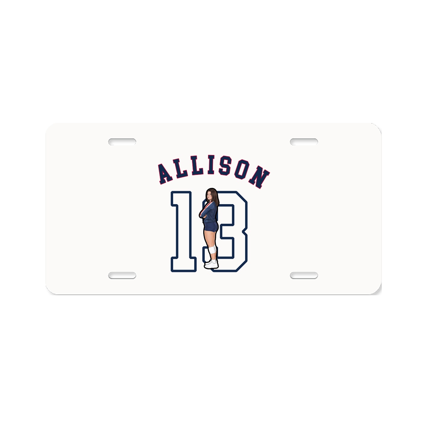 License Plate — Shirsey Arch in Classic
