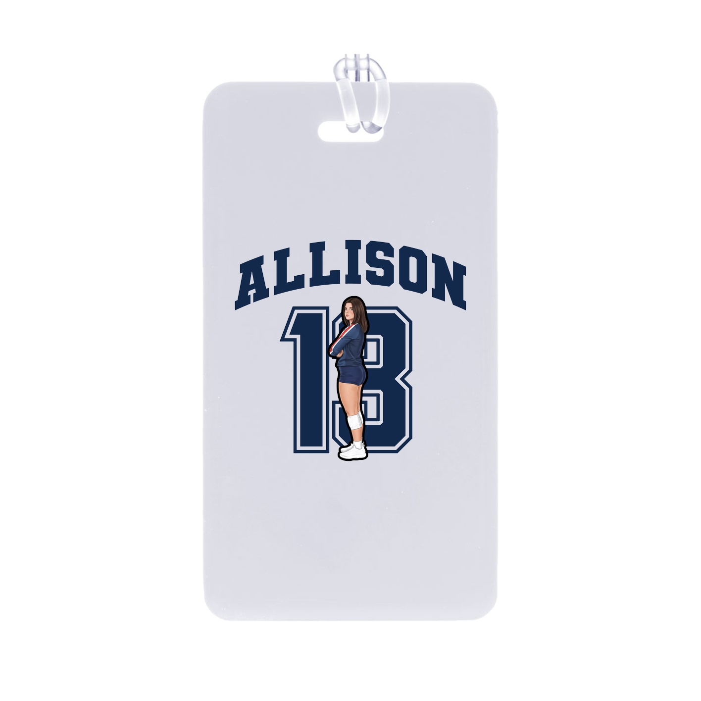 Bag Tag — Number in Classic