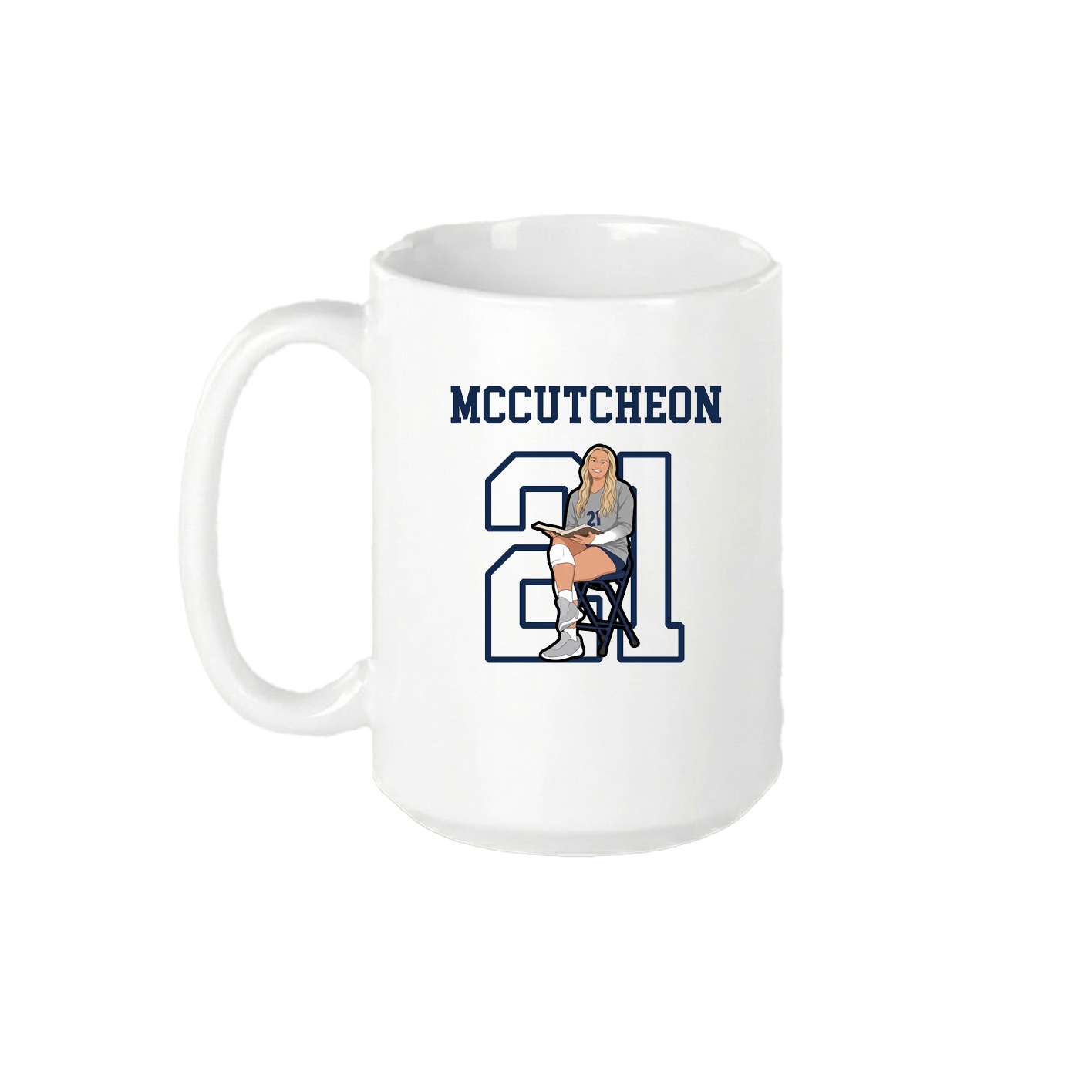 15oz Coffee Mug — Shirsey in White