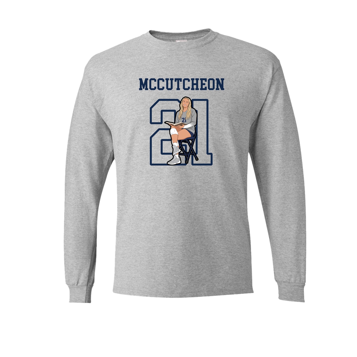 Long Sleeve Tee — Shirsey in Grey