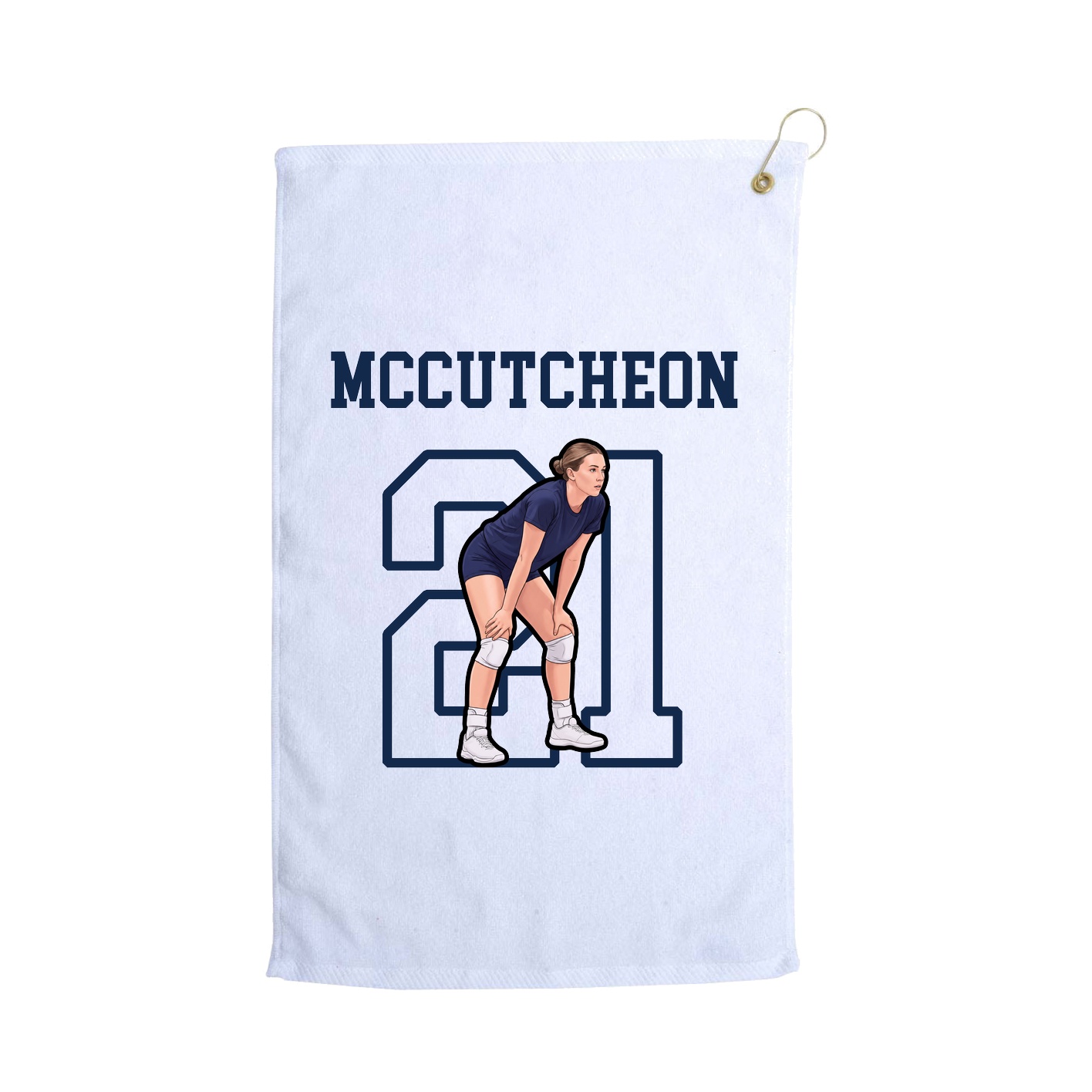 Golf Towel — Shirsey in White