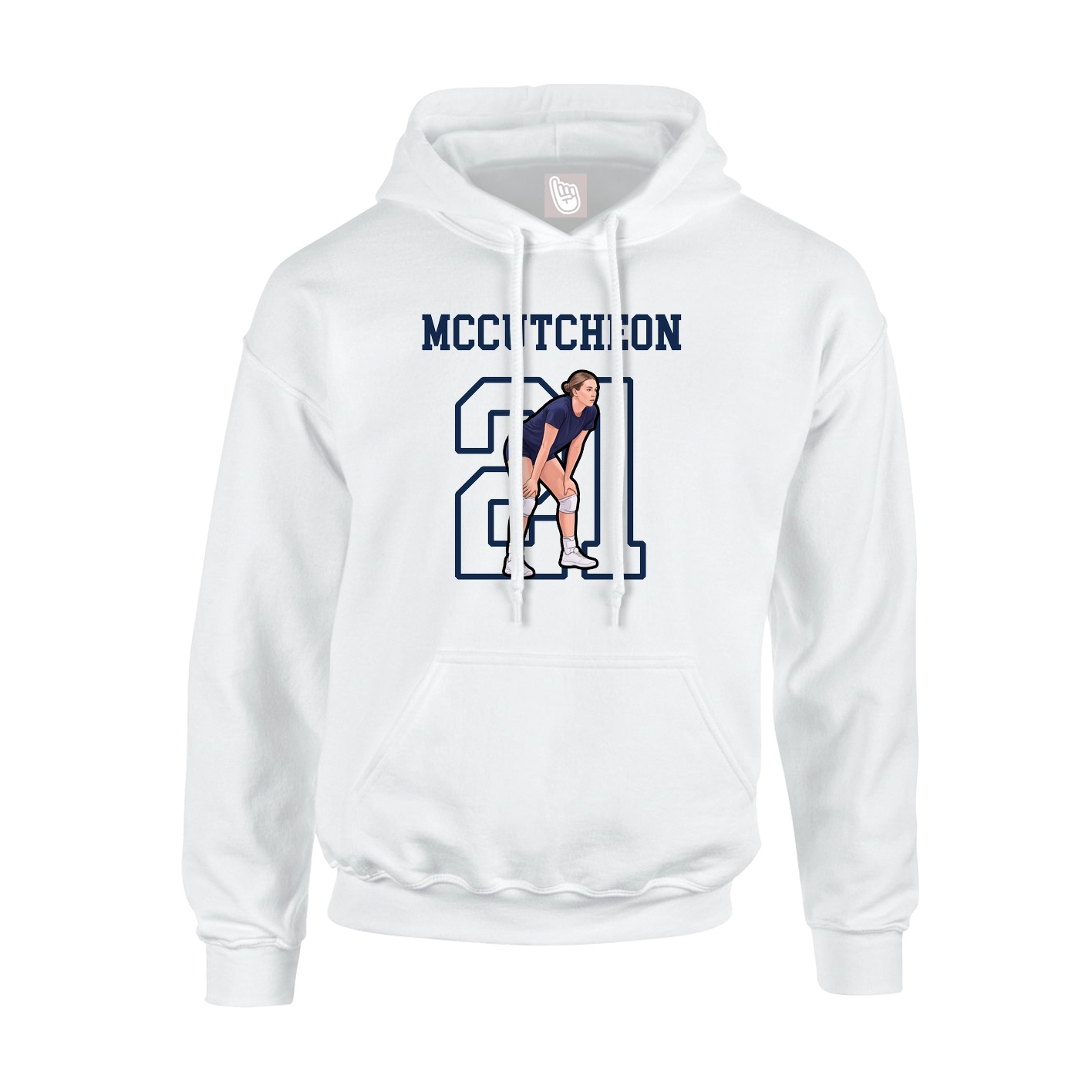 Hoodie — Shirsey in White