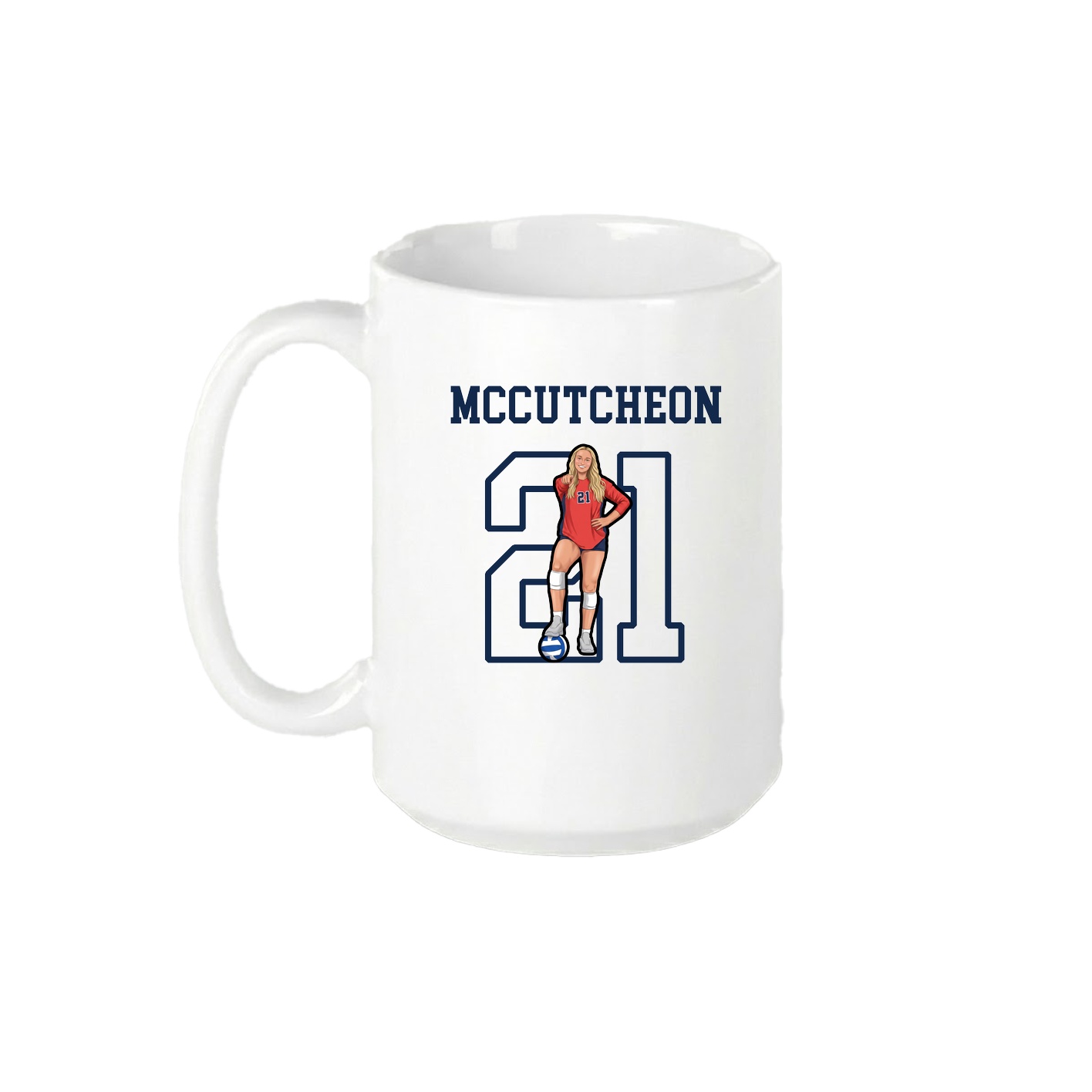 15oz Coffee Mug — Shirsey in White