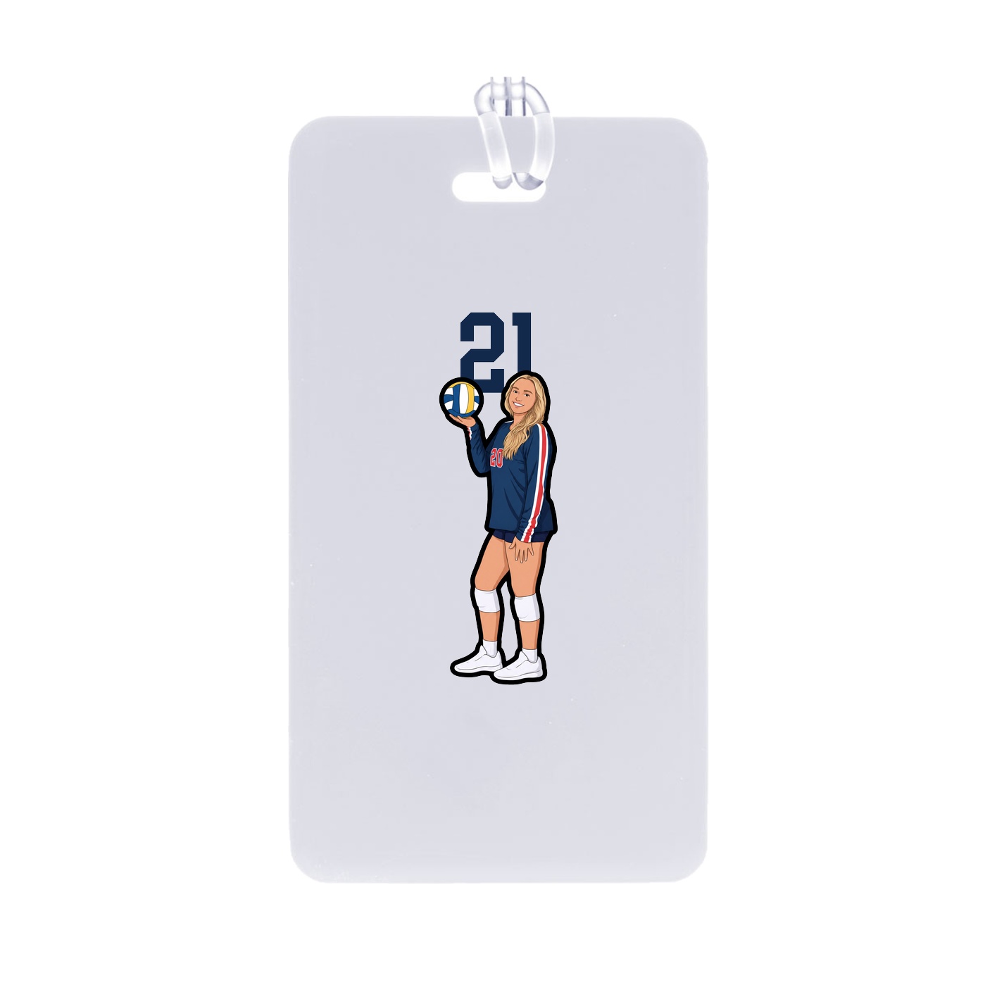 Bag Tag — Number Top in Classic