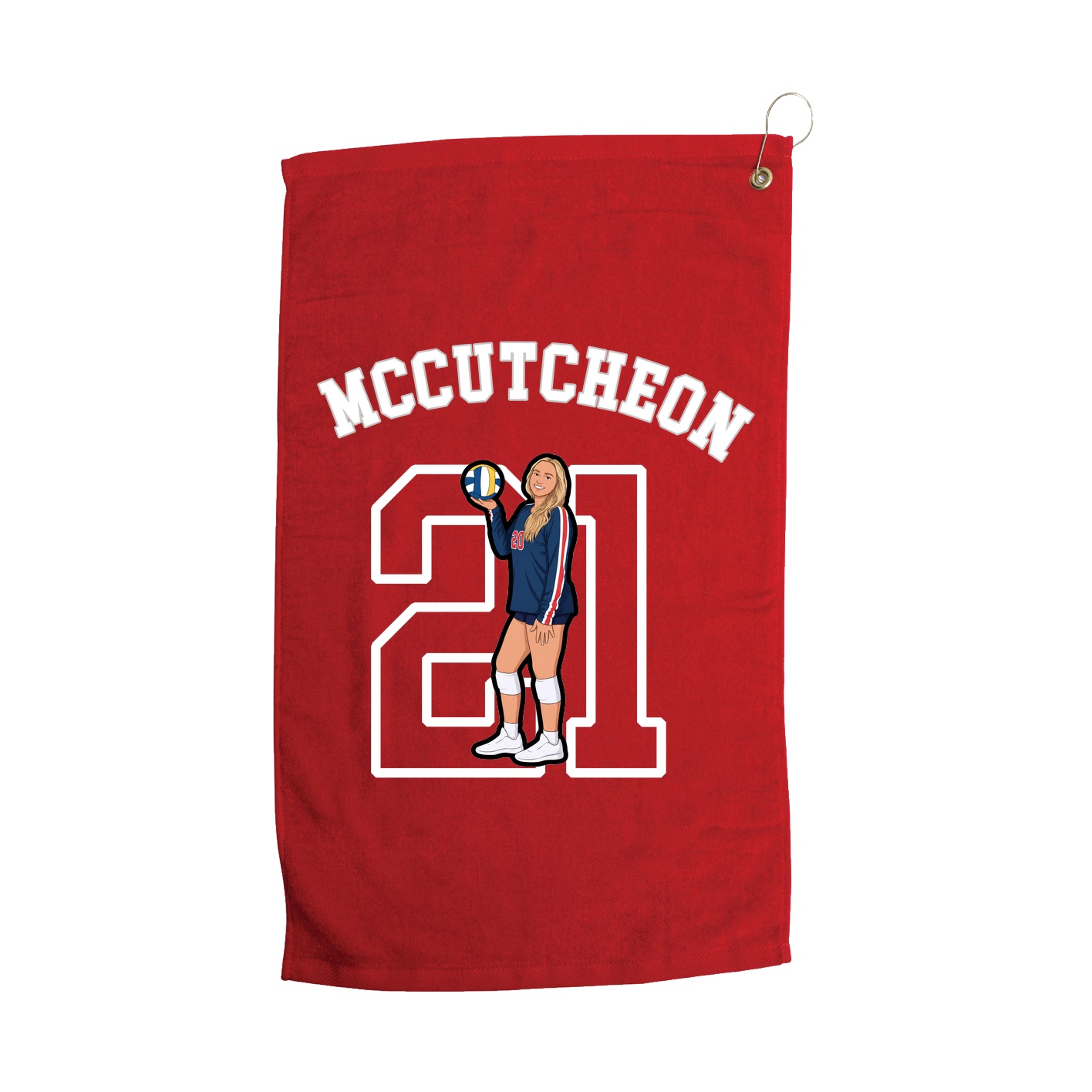 Golf Towel — Shirsey Arch in Red