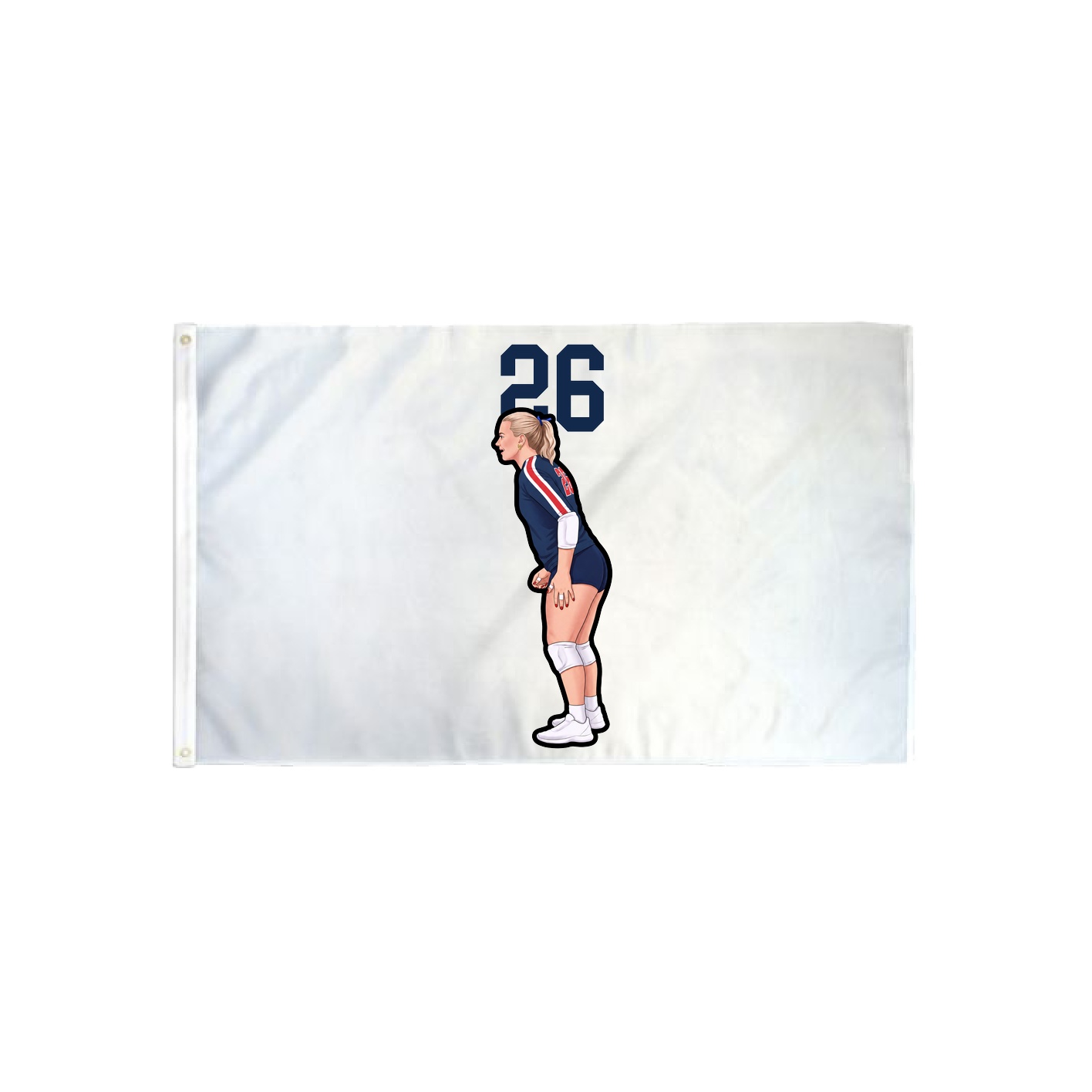 3x5 Flag — Number Top in Classic