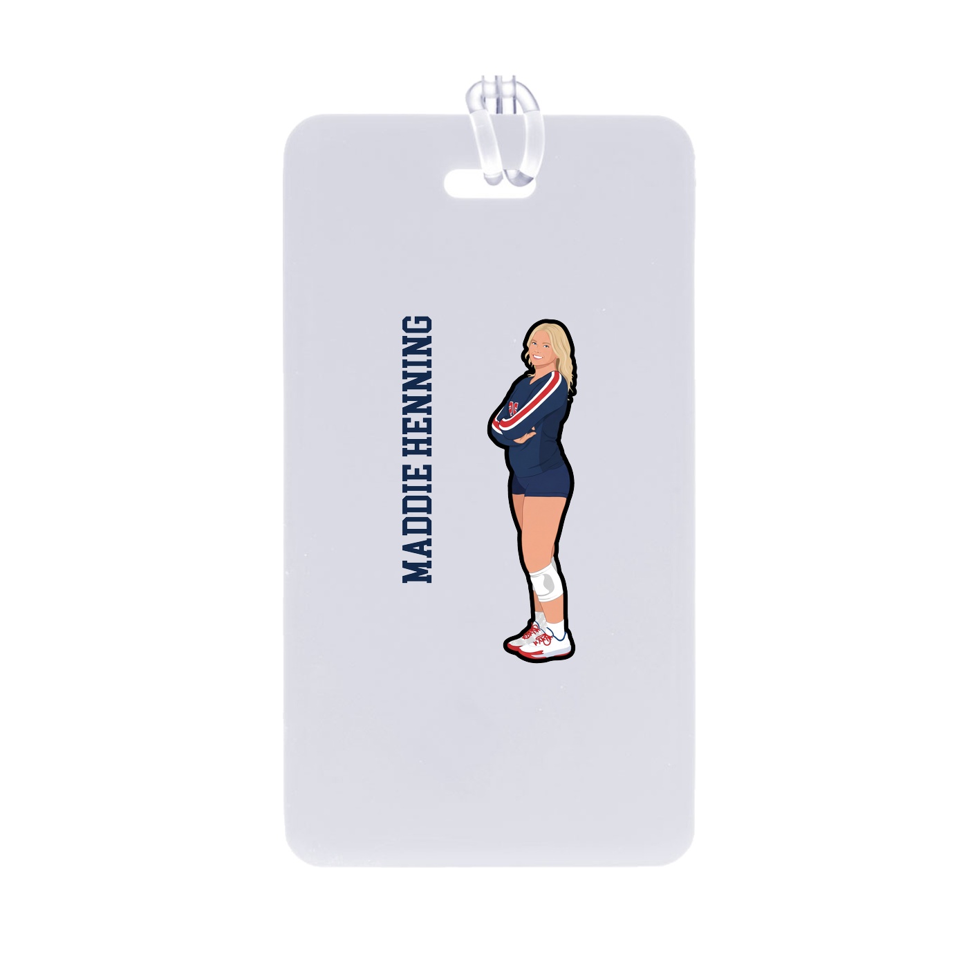 Bag Tag — Name Vertical in Classic