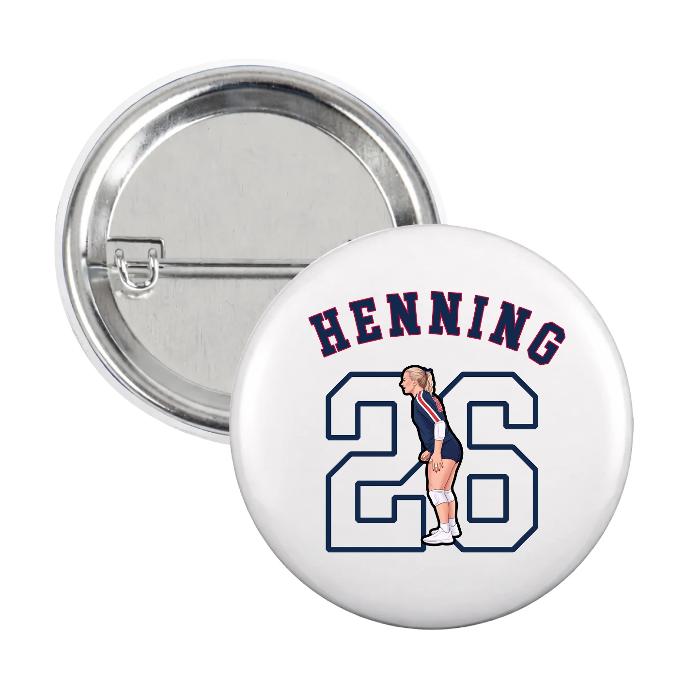Game Day Button — Shirsey Arch in White