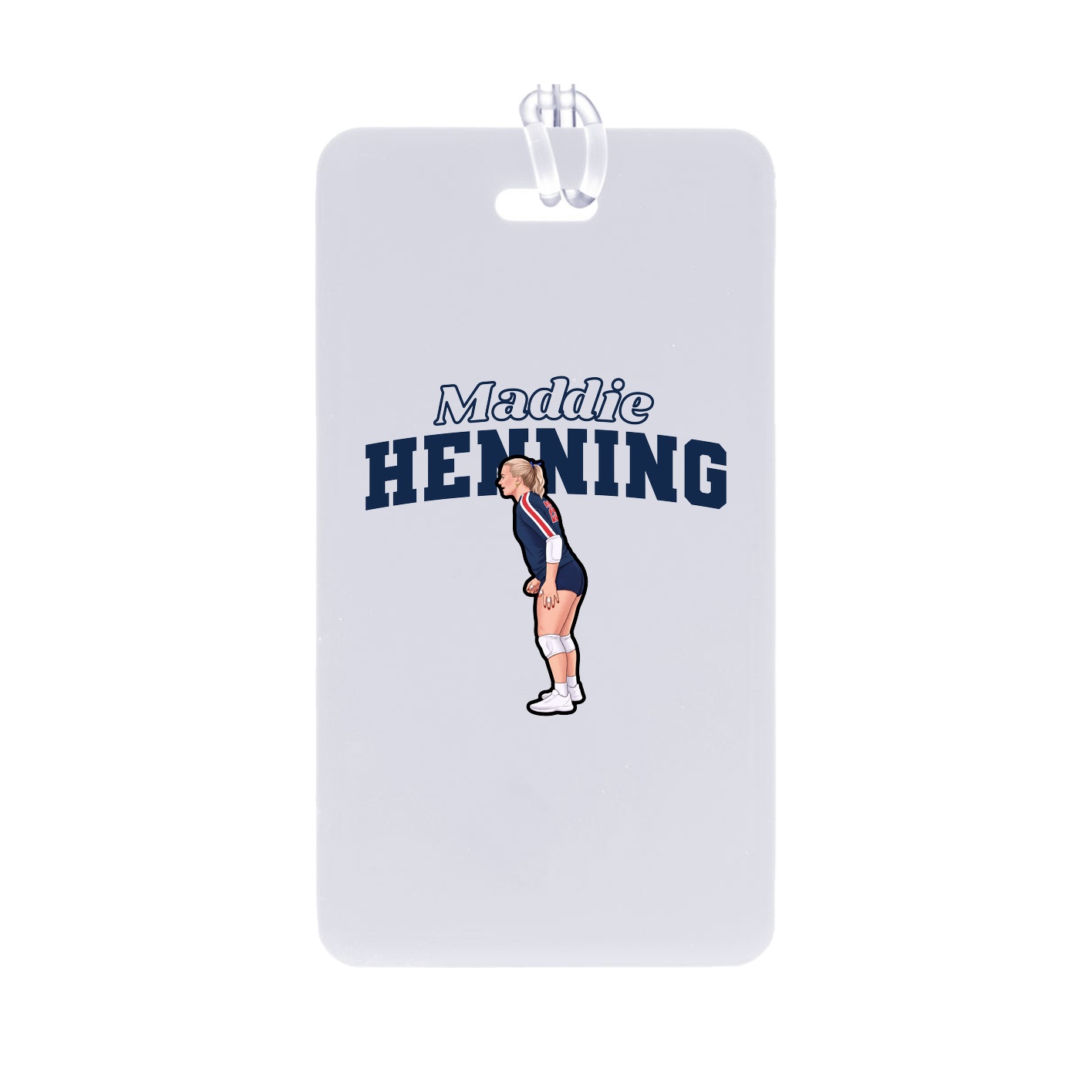 Bag Tag — Name Arch in Classic