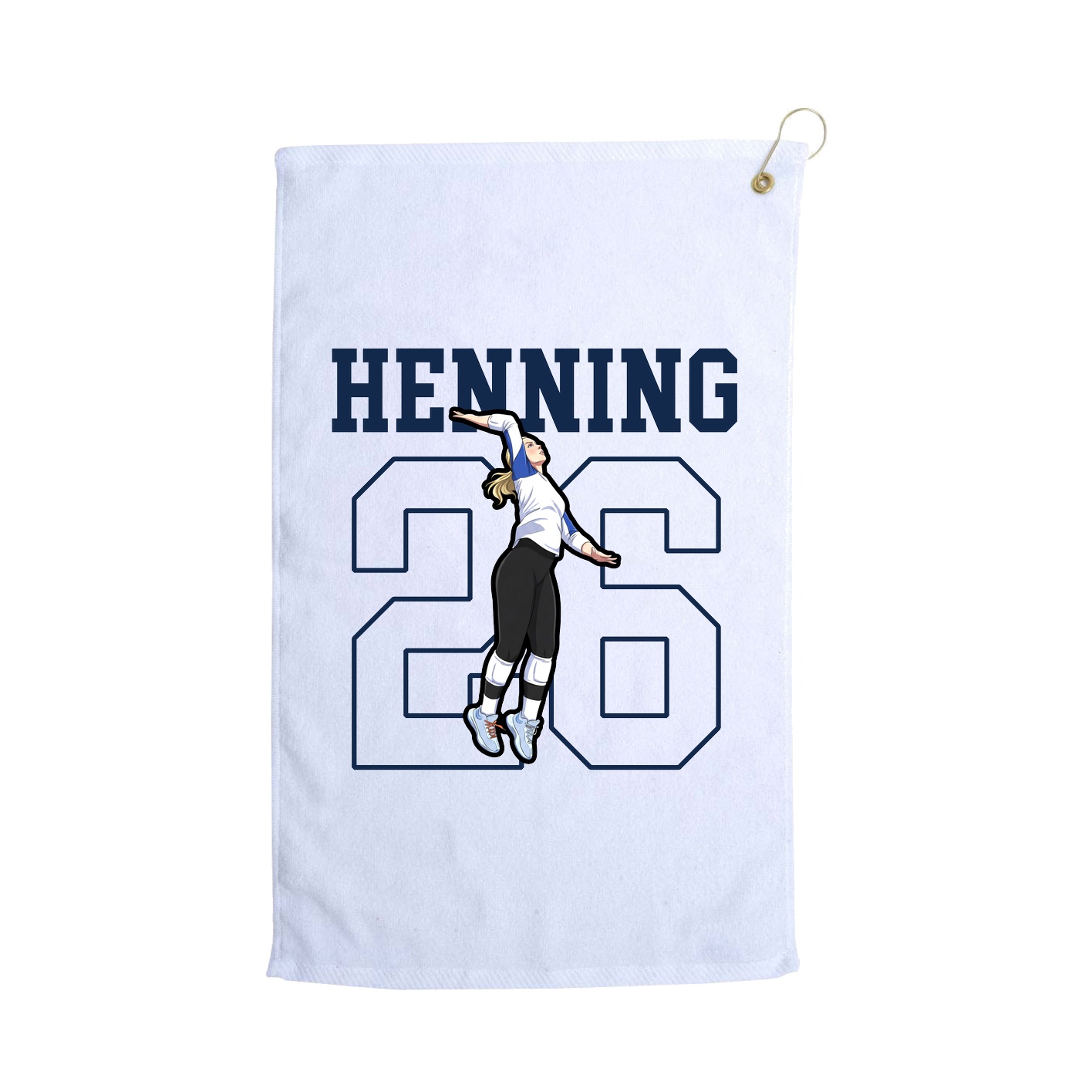 Golf Towel — Shirsey in White
