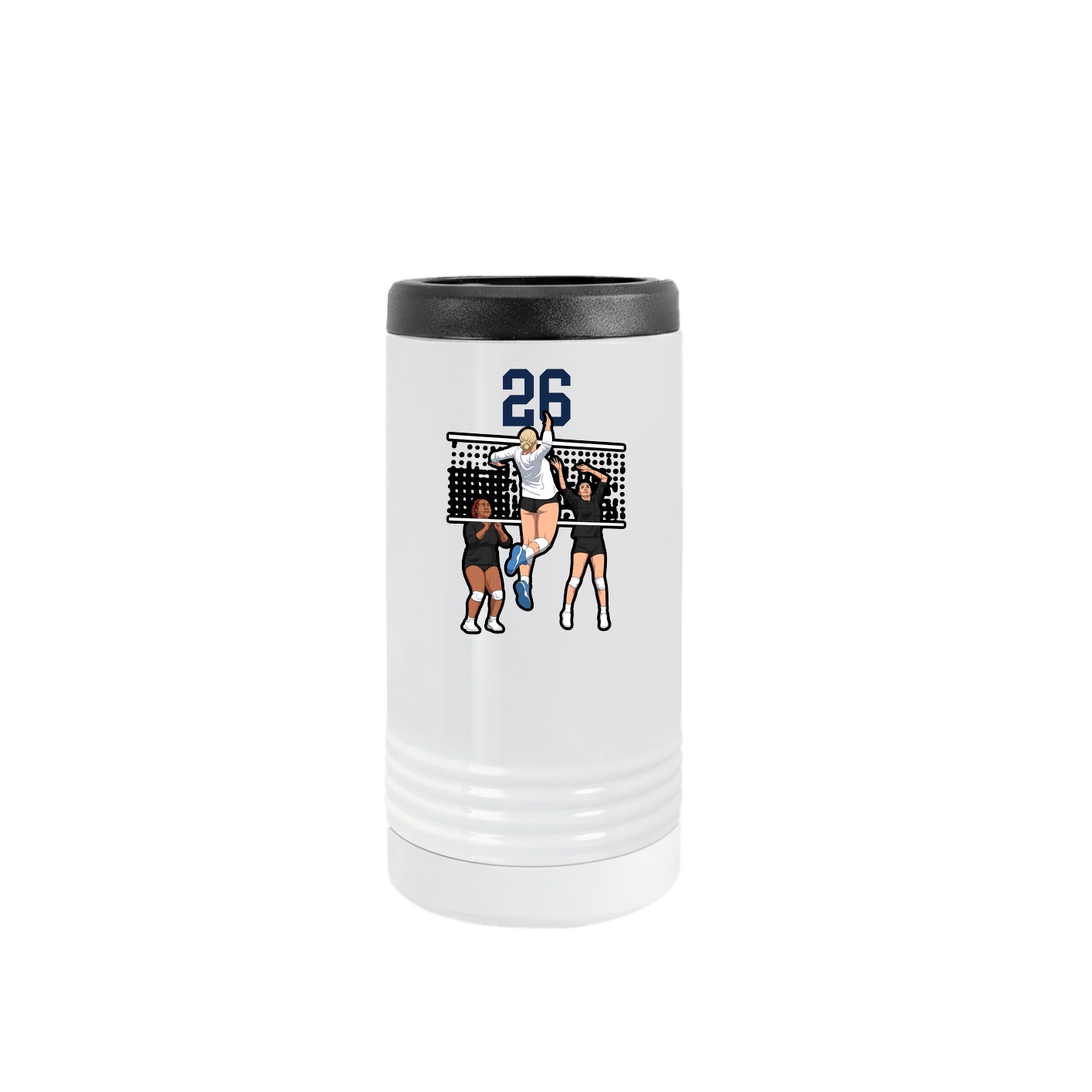 Slim Beverage Holder — Classic in White