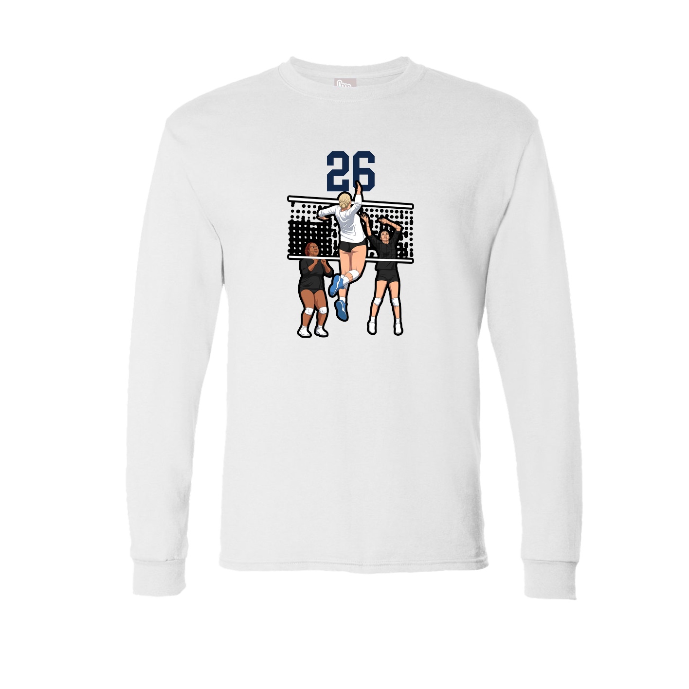 Long Sleeve Tee — Classic in White