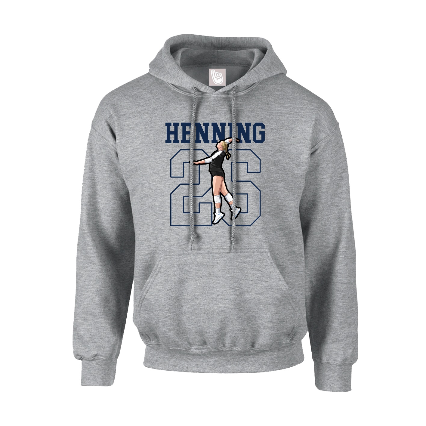 Hoodie — Shirsey in Grey