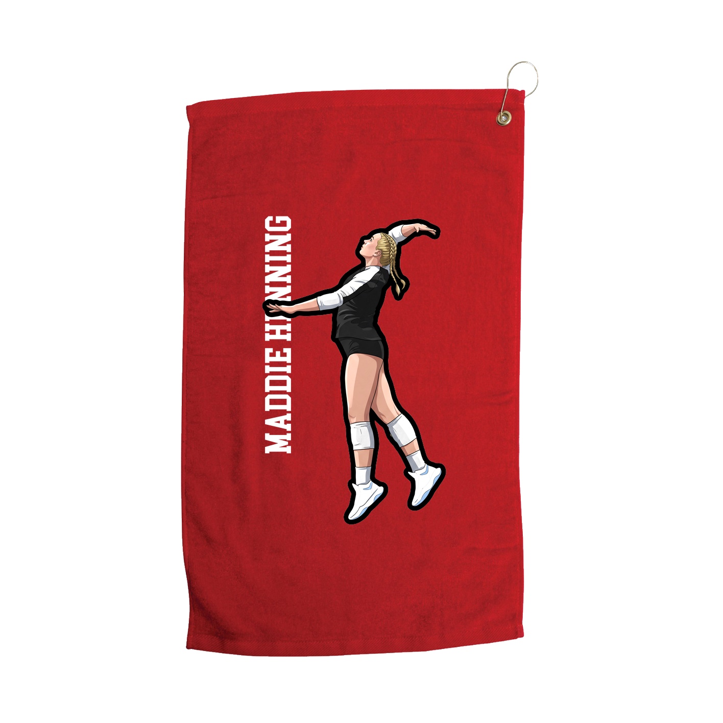 Golf Towel — Classic in Red