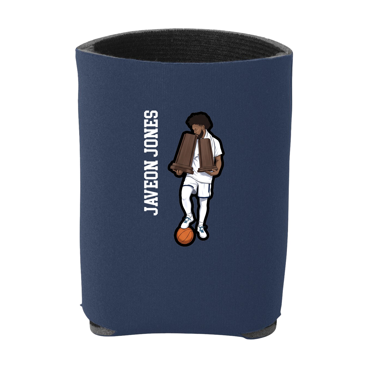 Can Holder — Name Vertical in Navy
