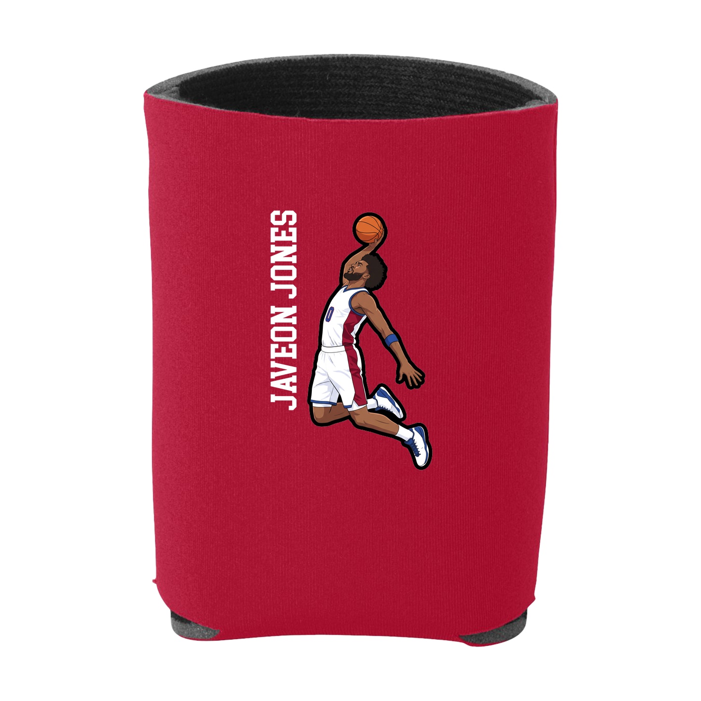 Can Holder — Name Vertical in Red