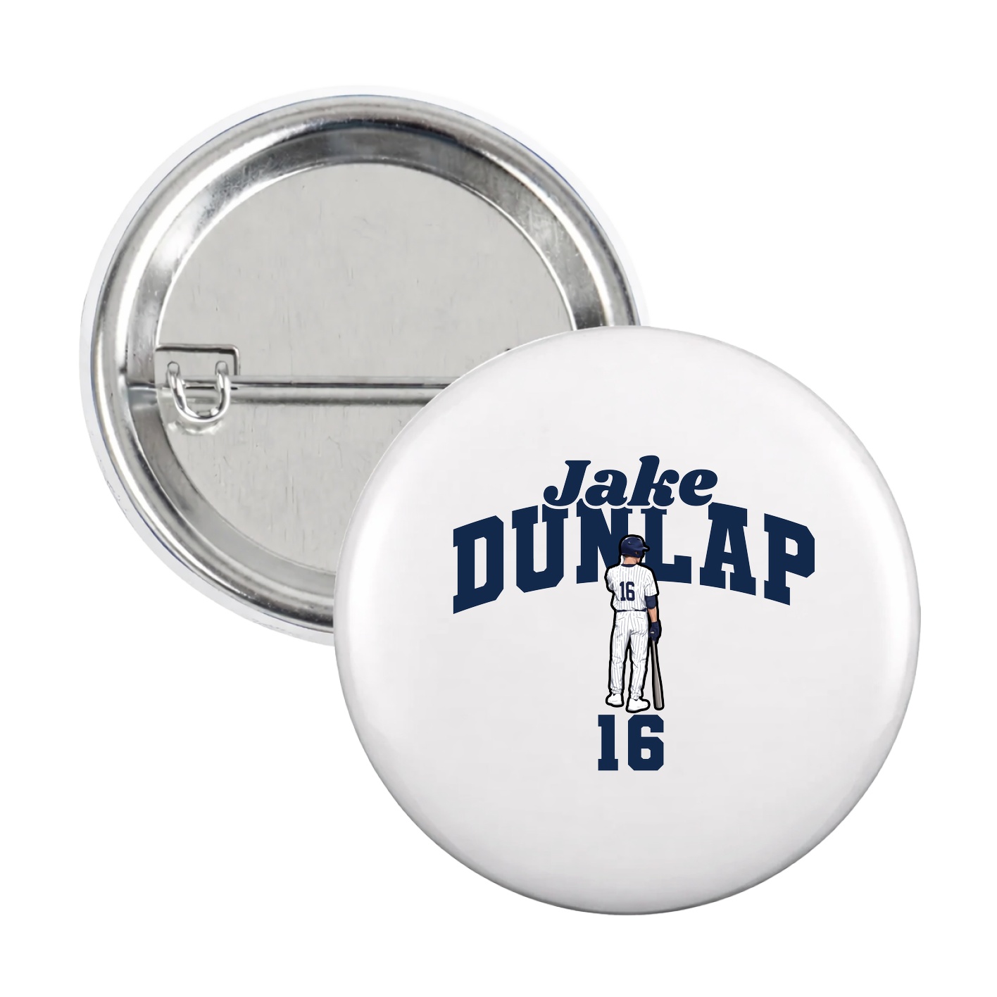 Game Day Button — Signature Arch in White