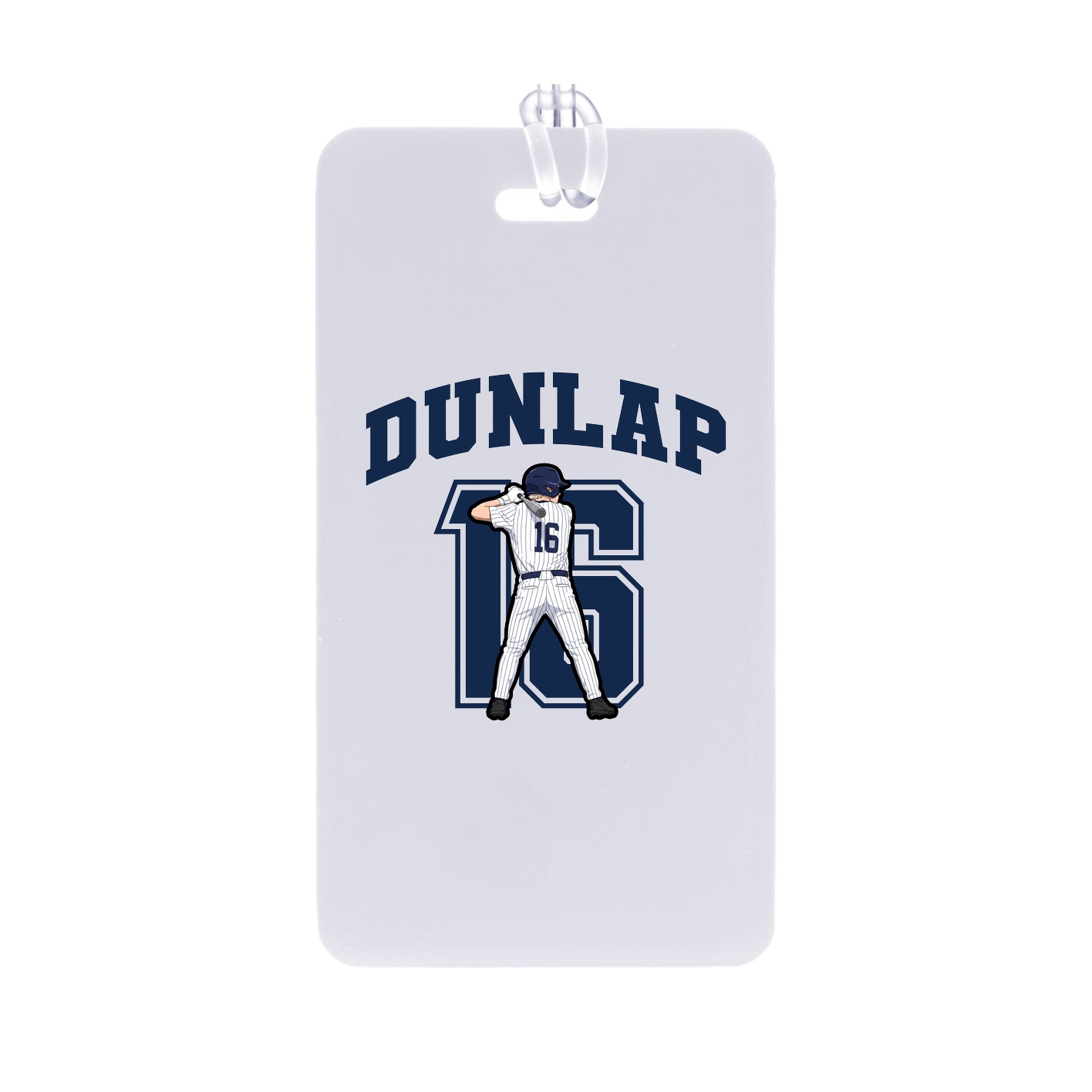 Bag Tag — Number in Classic