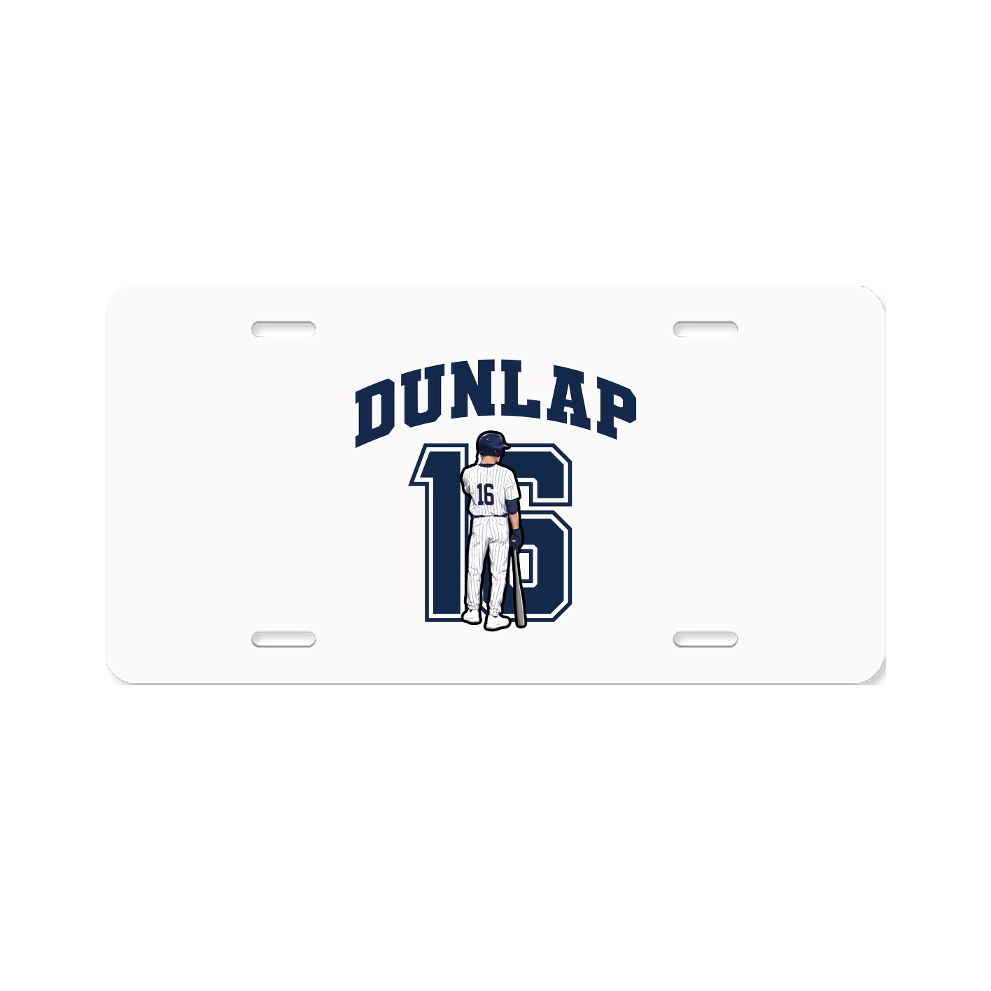 License Plate — Number in Classic