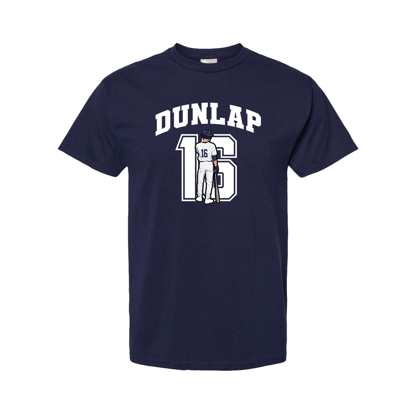 Youth Tee — Number in Navy