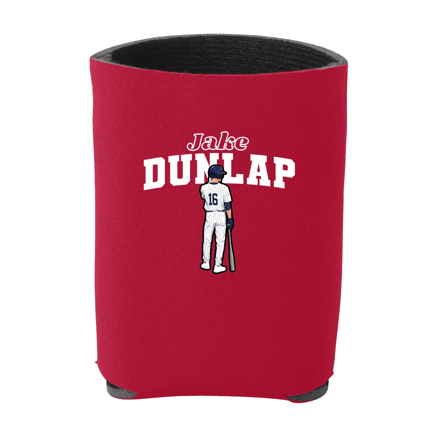 Can Holder — Name Arch in Red