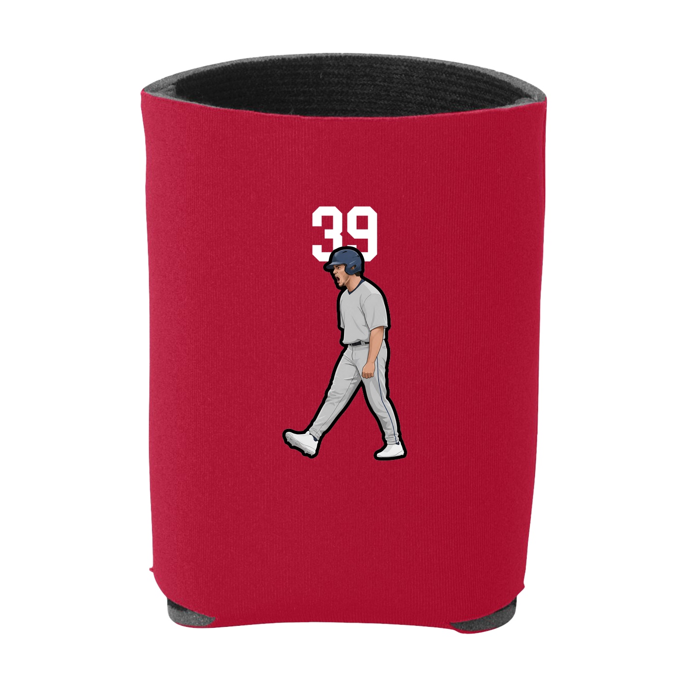 Can Holder — Number Top in Red
